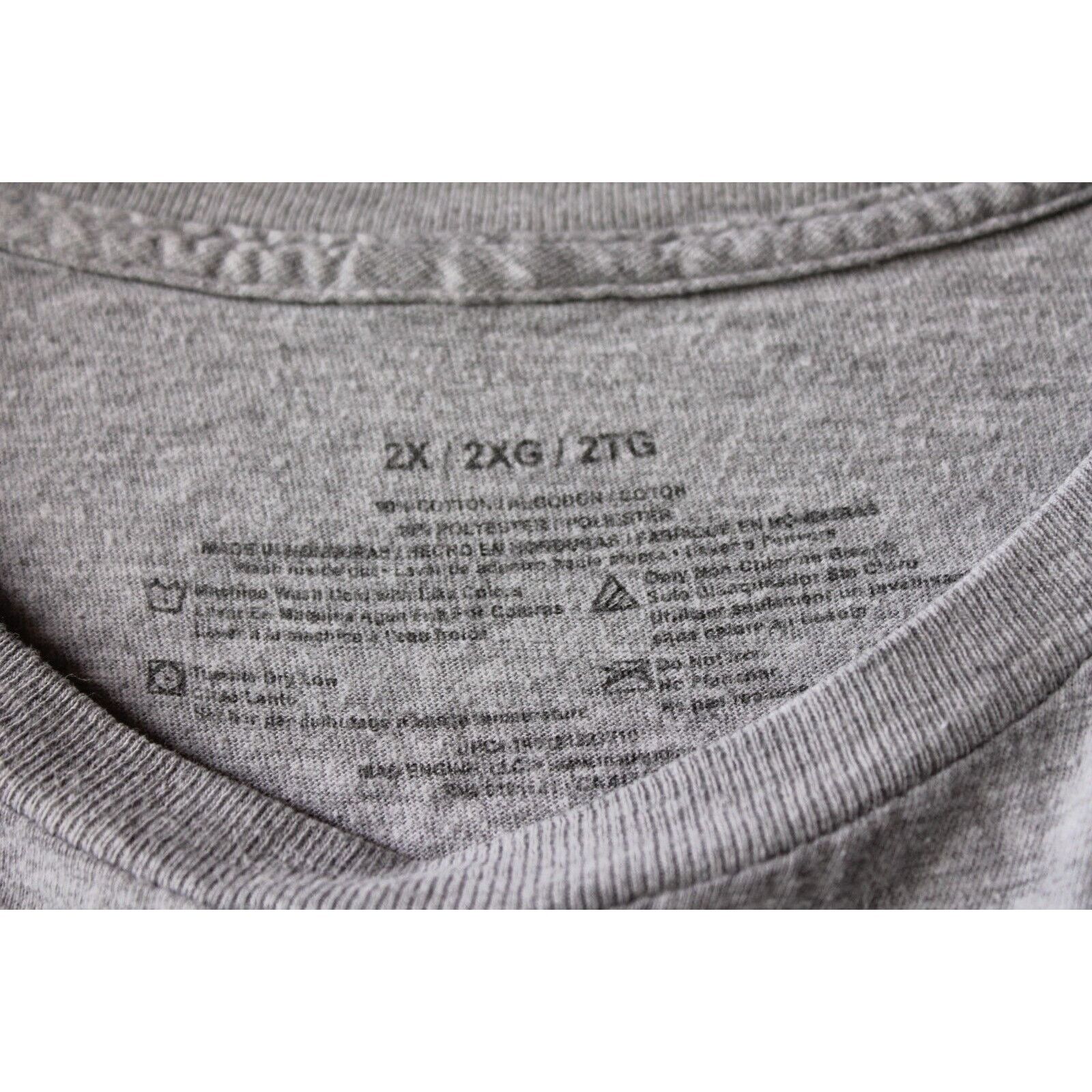NASA NASA Meatball Logo w/Outer Stroke Grey T-Shirt SZ XXL *COOL Size US XXL / EU 58 / 5 - 3 Thumbnail
