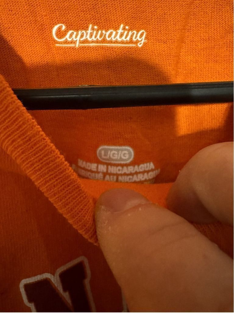 NCAA Virginia Tech Hokies Captivating Tee Shirt Orange Men Size L Size US L / EU 52-54 / 3 - 4 Thumbnail