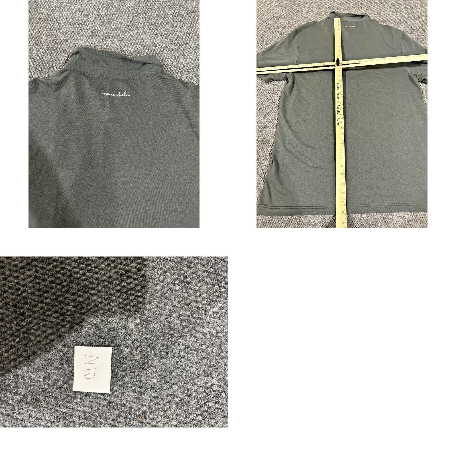 TravisMathew Travis Mathew Polo Shirt Mens XL Gray Short Sleeve Pocket Casual Golf Size US XL / EU 56 / 4 - 8 Thumbnail