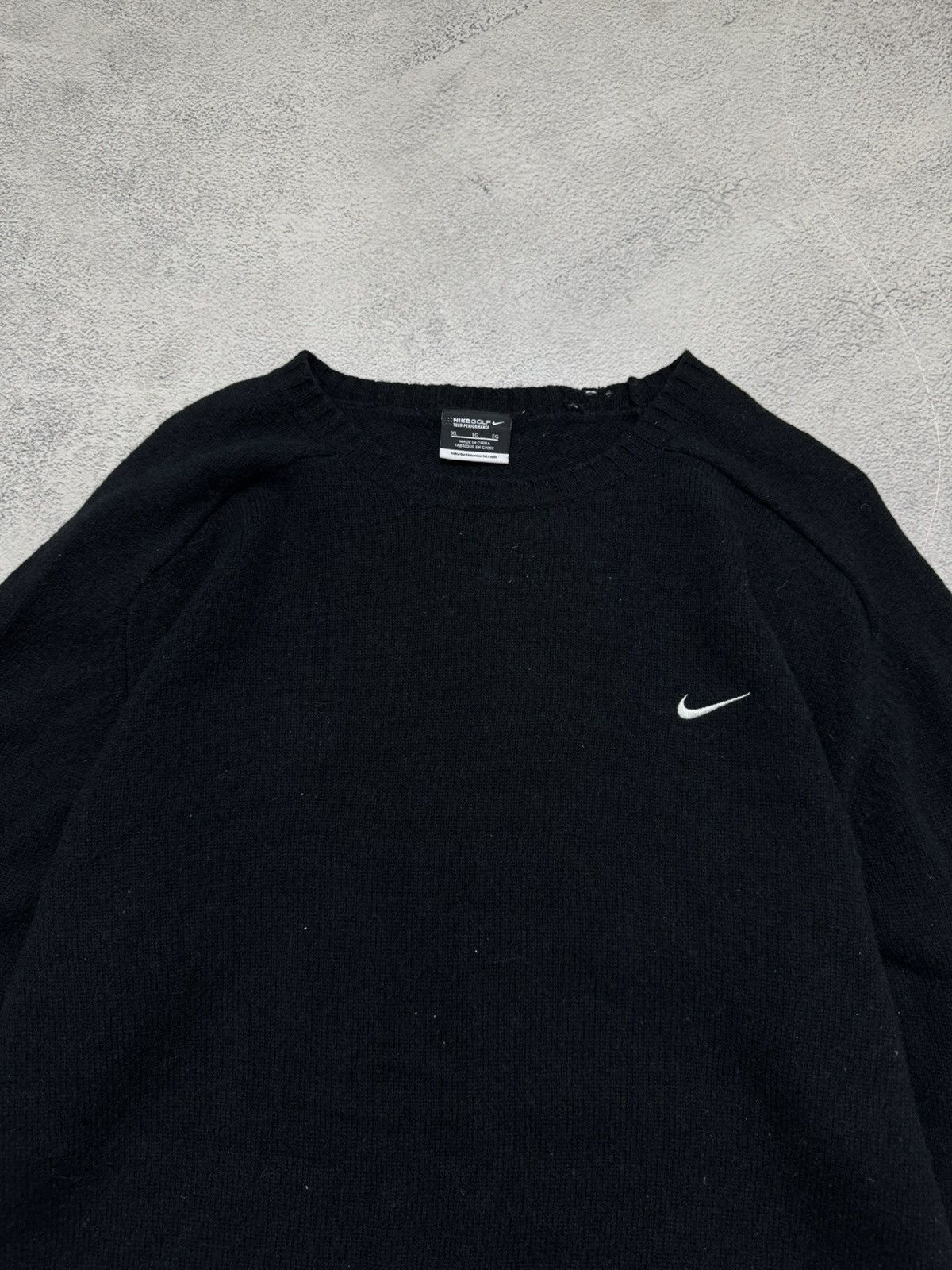 Nike Vintage Y2k Nike Wool Sweater Mini Swoosh 90’s Size US XL / EU 56 / 4 - 5 Thumbnail
