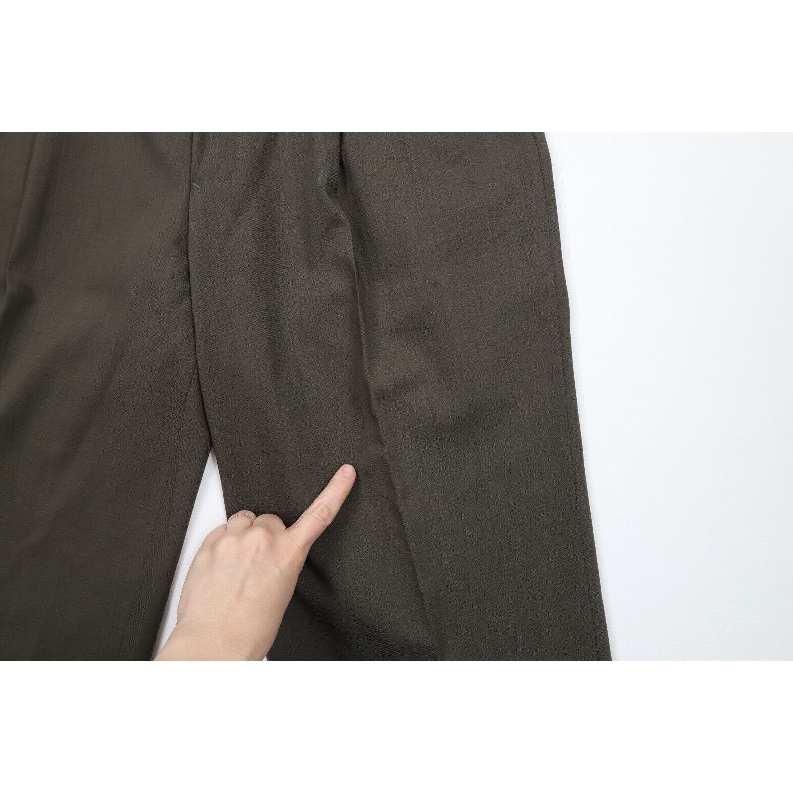 Vintage Vintage Streetwear Athletic Fit 2 Piece Wool Wedding Suit Size 42R - 15 Thumbnail