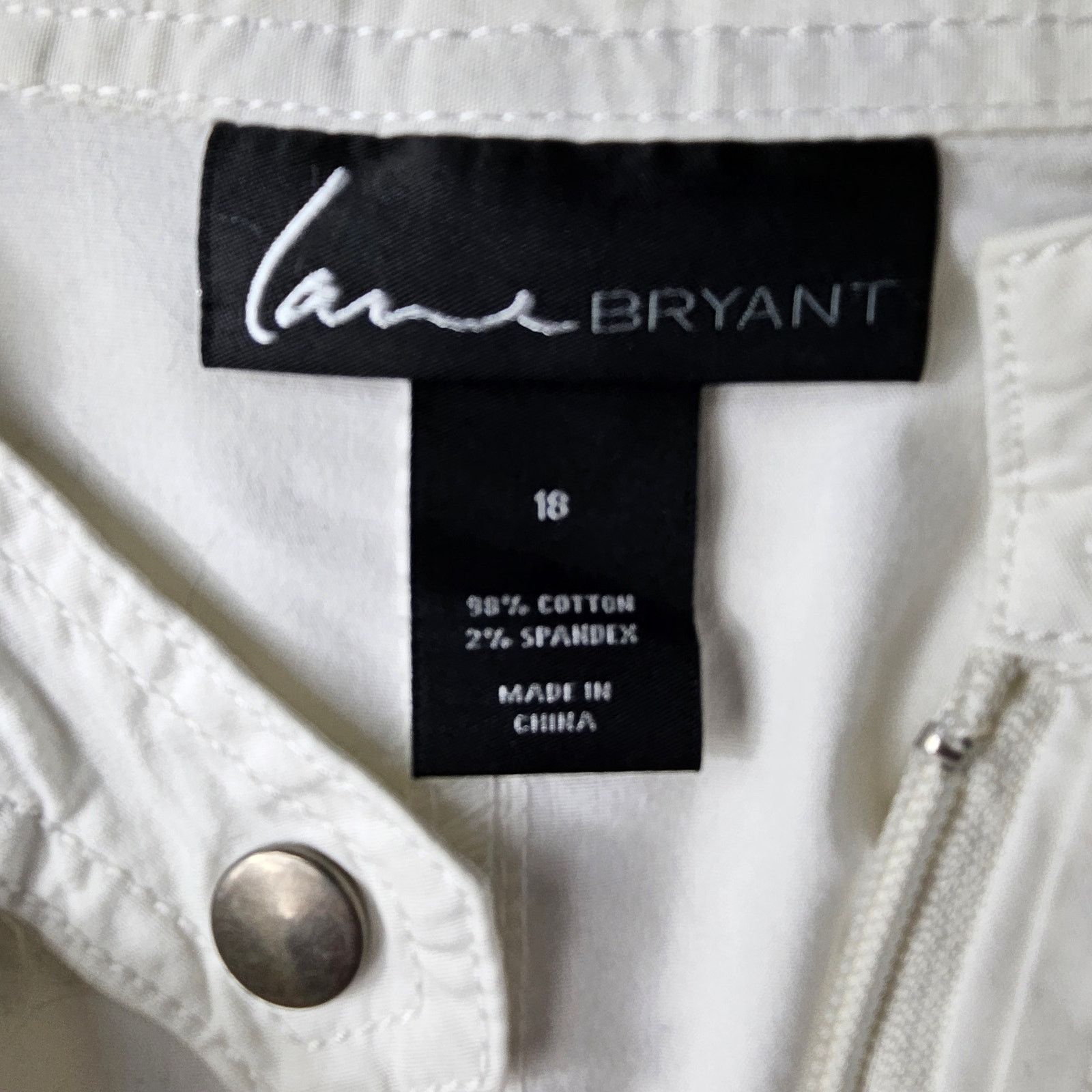 Other Lane Bryant Embellished Lightweight Jacket Sz. 18 Ivory Size XXL / US 16-18 / IT 52-54 - 6 Thumbnail