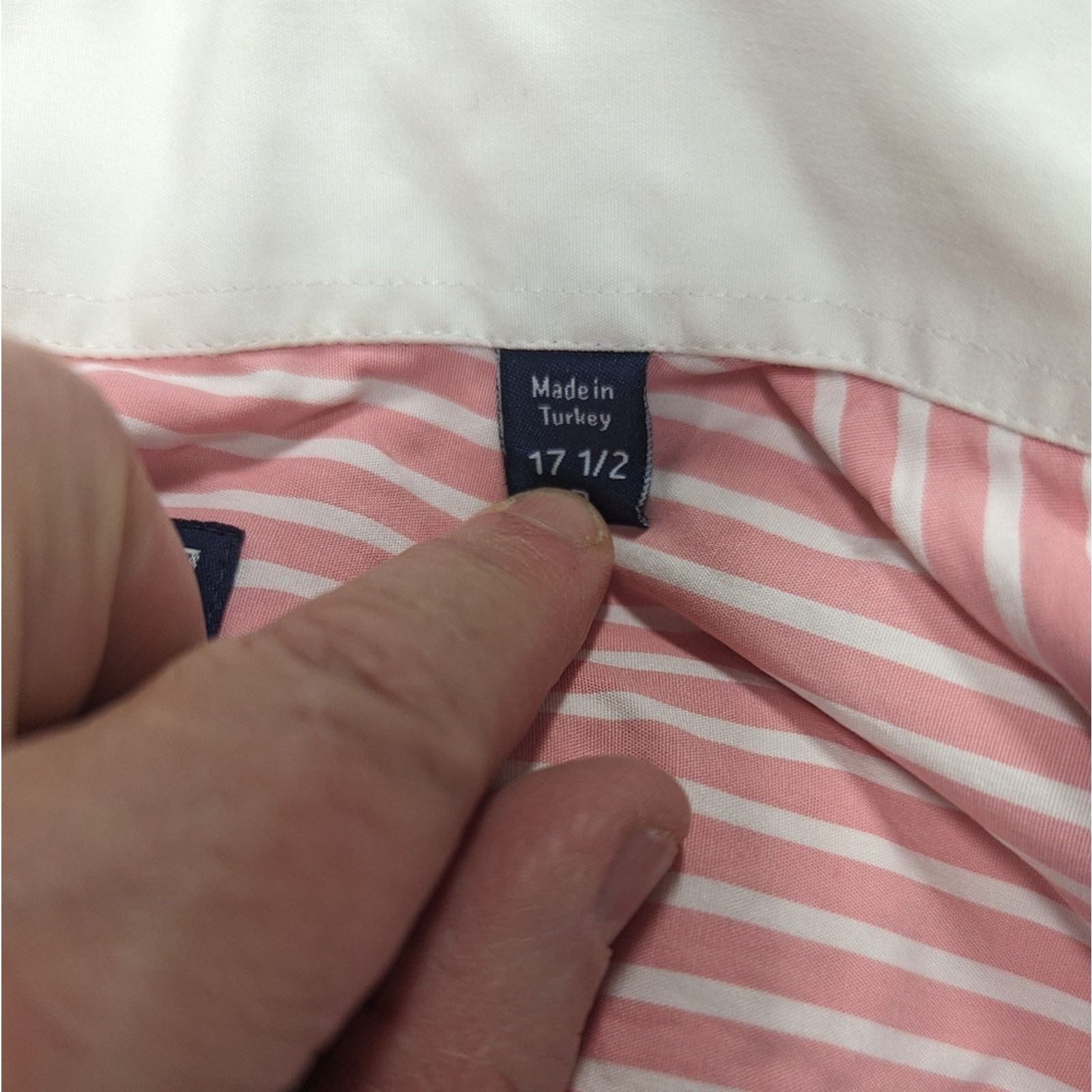 Vineyard Vines Vineyard Vines Striped Shirt - 17.5 Size US M / EU 48-50 / 2 - 3 Thumbnail