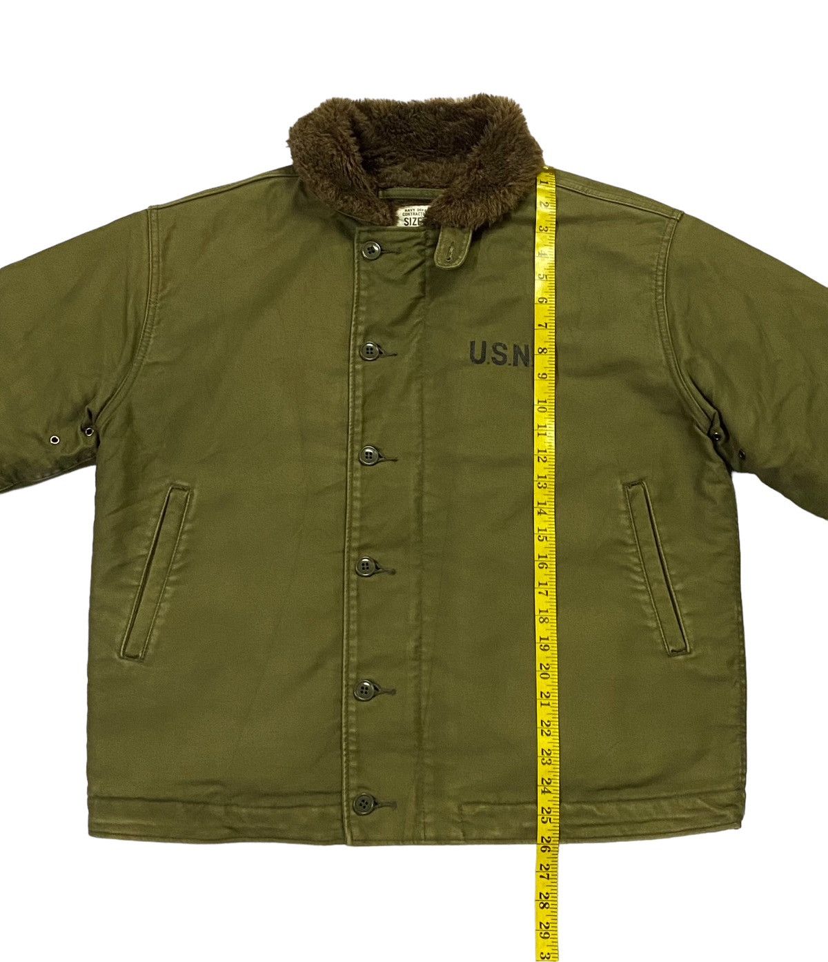 Vintage Vintage Houston U.S.N Navy N-1 Deck Jacket Size US L / EU 52-54 / 3 - 5 Thumbnail