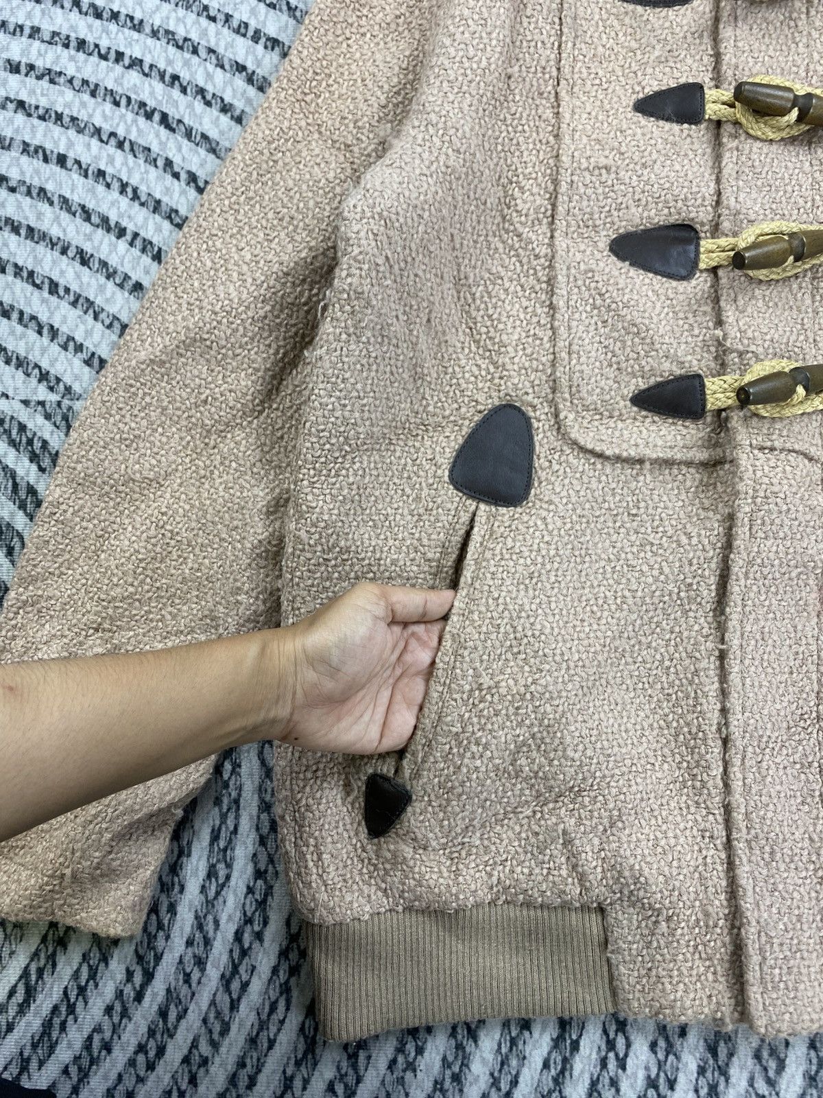 Ne-Net Vintage Ne-net By Issey Miyake Wool Duffle Coat Jacket Size US M / EU 48-50 / 2 - 6 Thumbnail