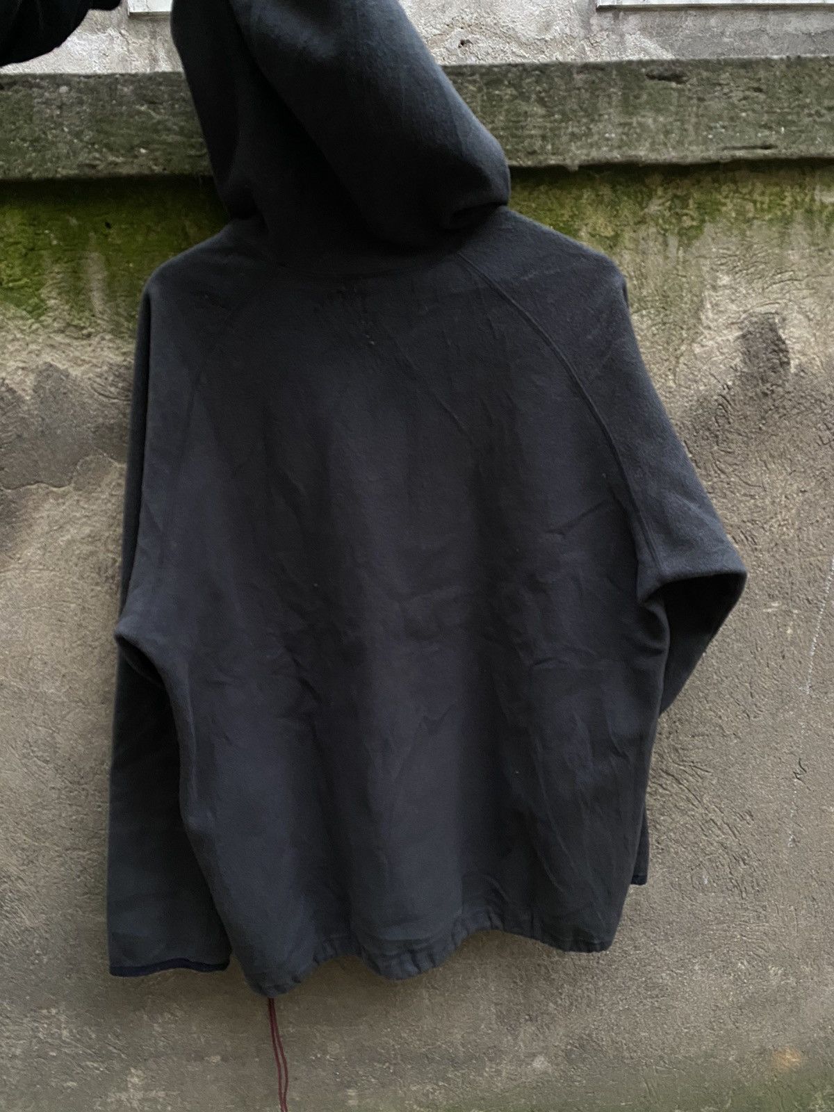 Nike × Vintage Vintage Nike Embroidered Logo Y2K Ninja Fleece Hoodie Size US L / EU 52-54 / 3 - 10 Thumbnail