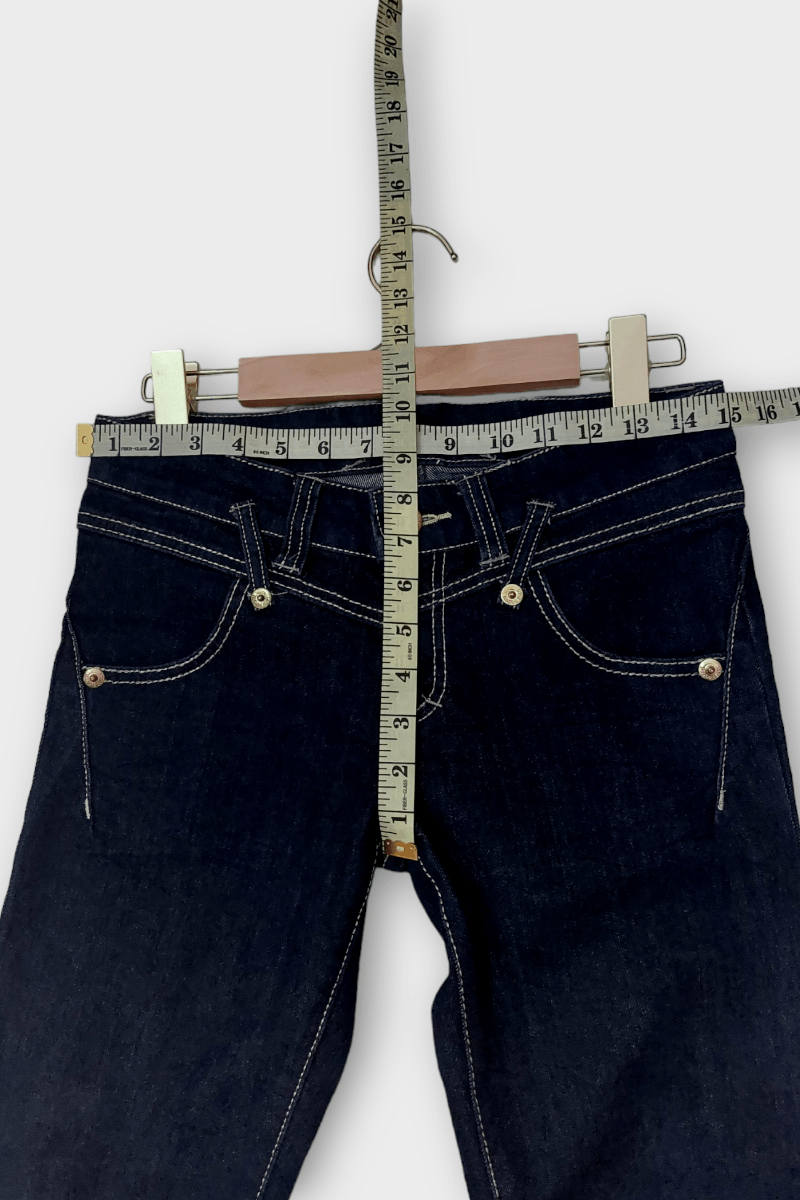 Vintage Flare💥 Pocket Zipped By Original Jeans Size 30" / US 8 / IT 44 - 10 Thumbnail