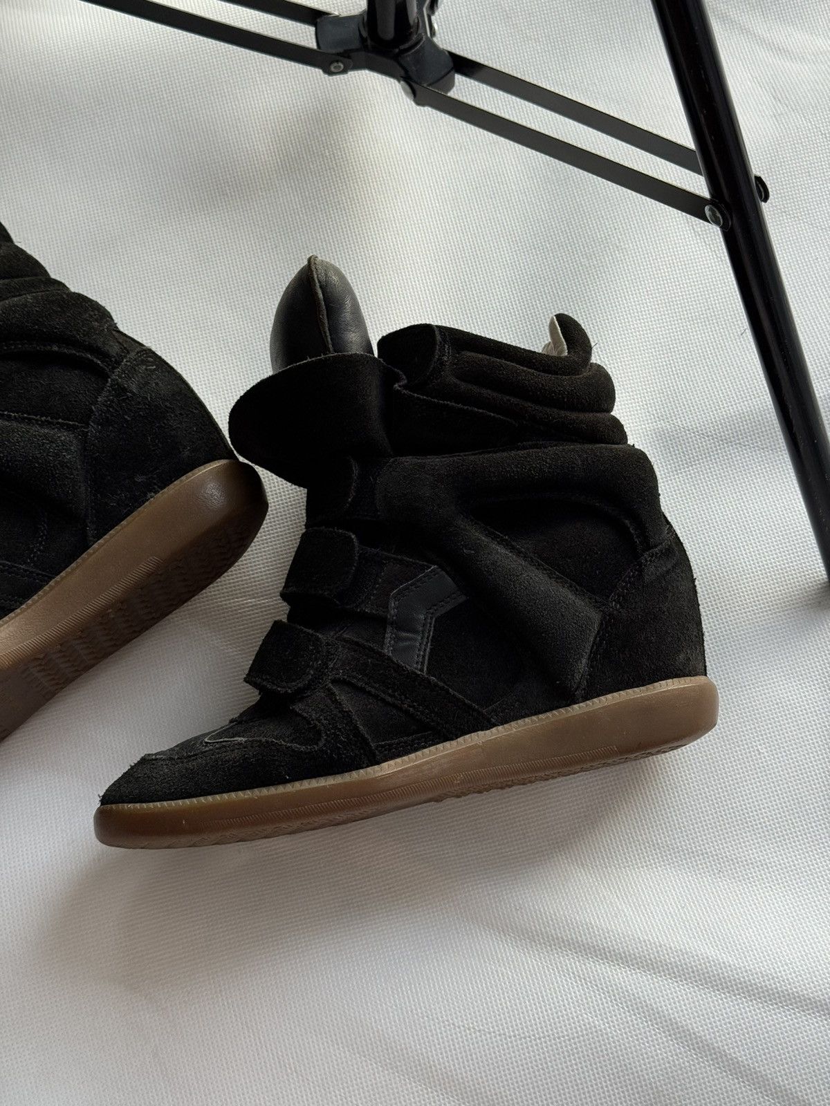 Isabel Marant Isabel Marant Bekett sneakers shoes beige Suede Wedge Size US 10 / IT 40 - 19 Thumbnail
