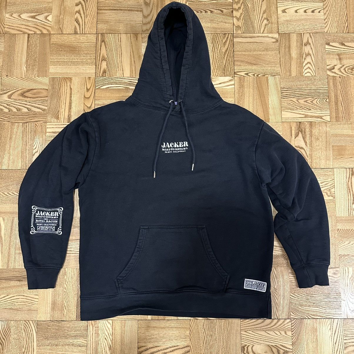 Other JACKER Black Graphic Pullover “Royal Bacon” Hoodie Size US M / EU 48-50 / 2 - 7 Thumbnail