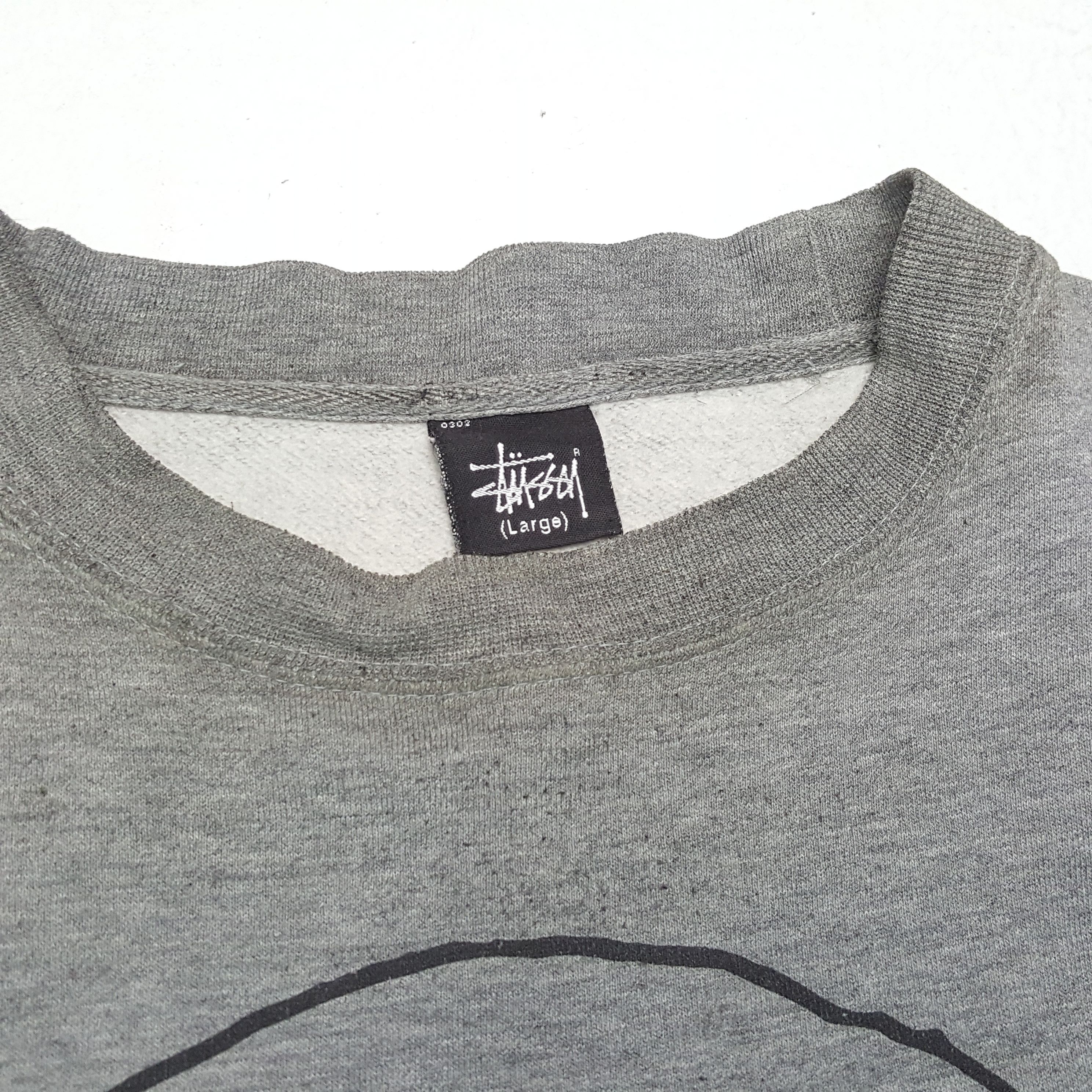 Stussy × Vintage Vintage STUSSY Streetwear Skateboard Style Sweatshirt Size US L / EU 52-54 / 3 - 10 Thumbnail