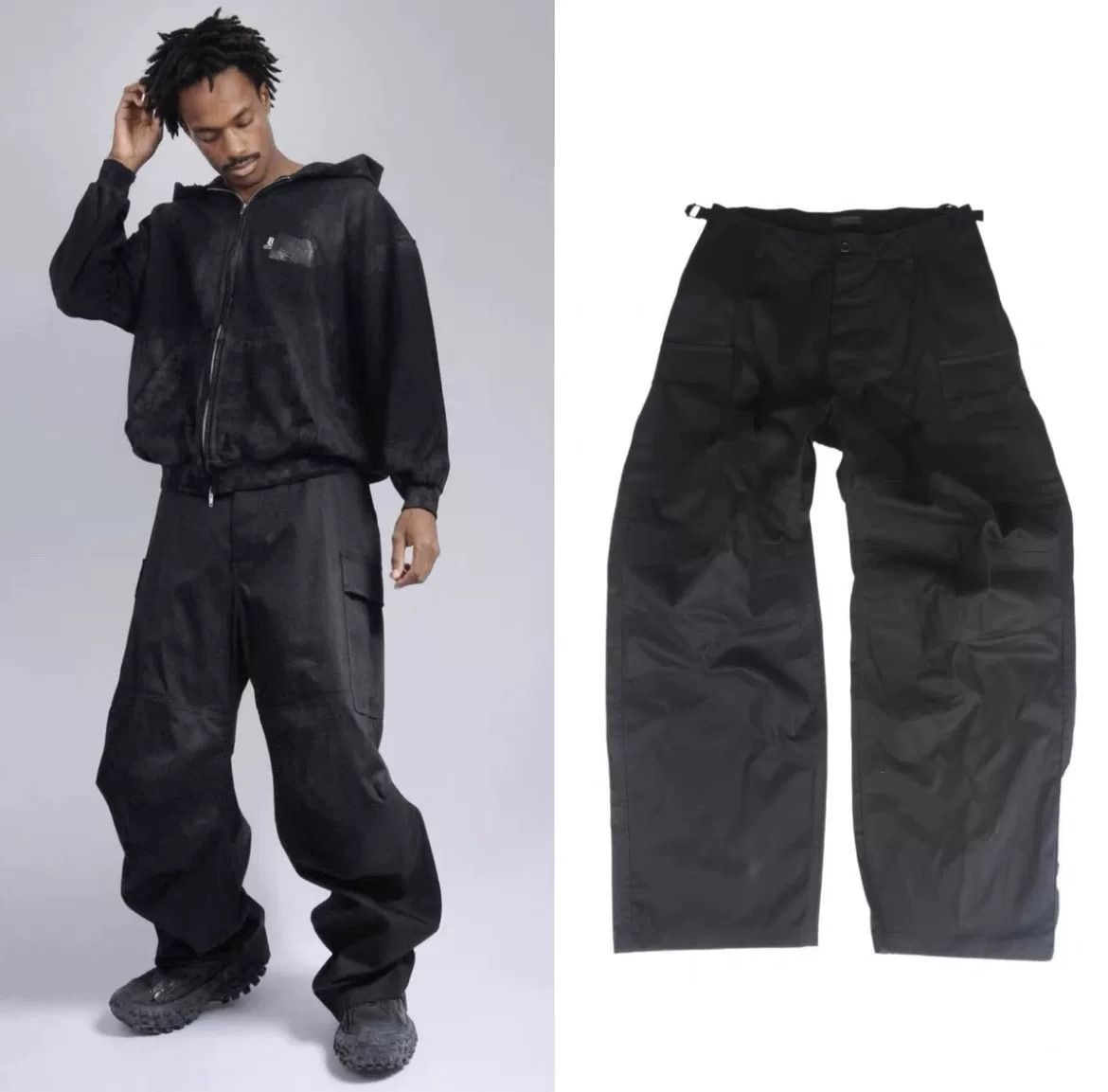 Balenciaga BALENCIAGA 2021 WINTER OVERSIZED CAMOUFLAGE KICK CARGO