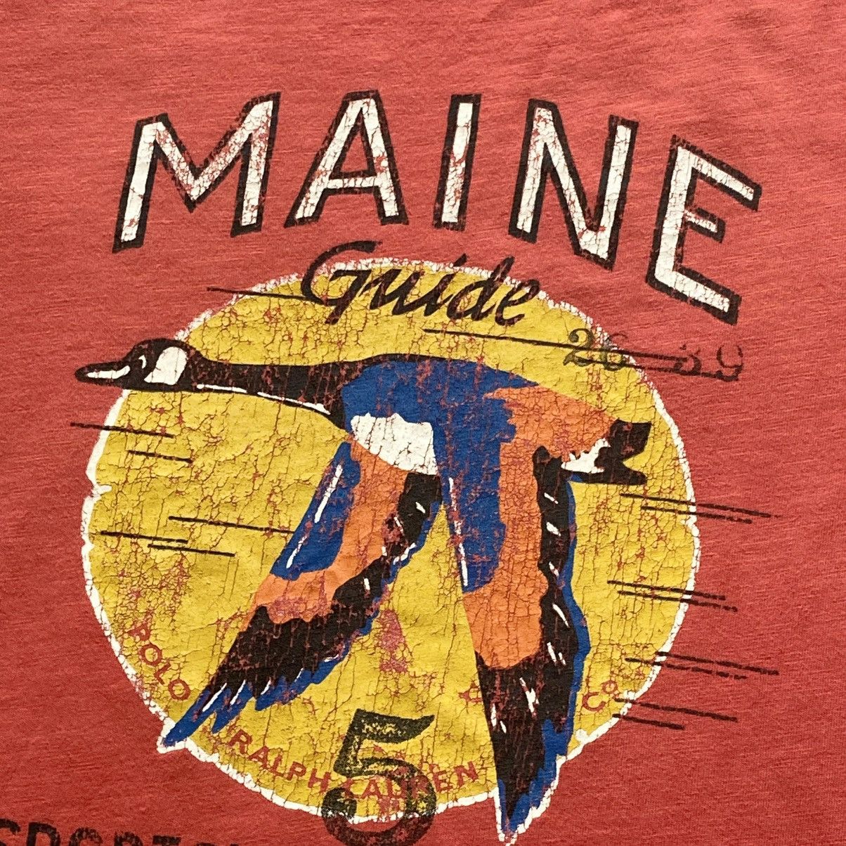 Polo Ralph Lauren Polo Ralph Lauren Sportsman Maine Guide Duck Vintage T-Shirt Size US L / EU 52-54 / 3 - 4 Thumbnail