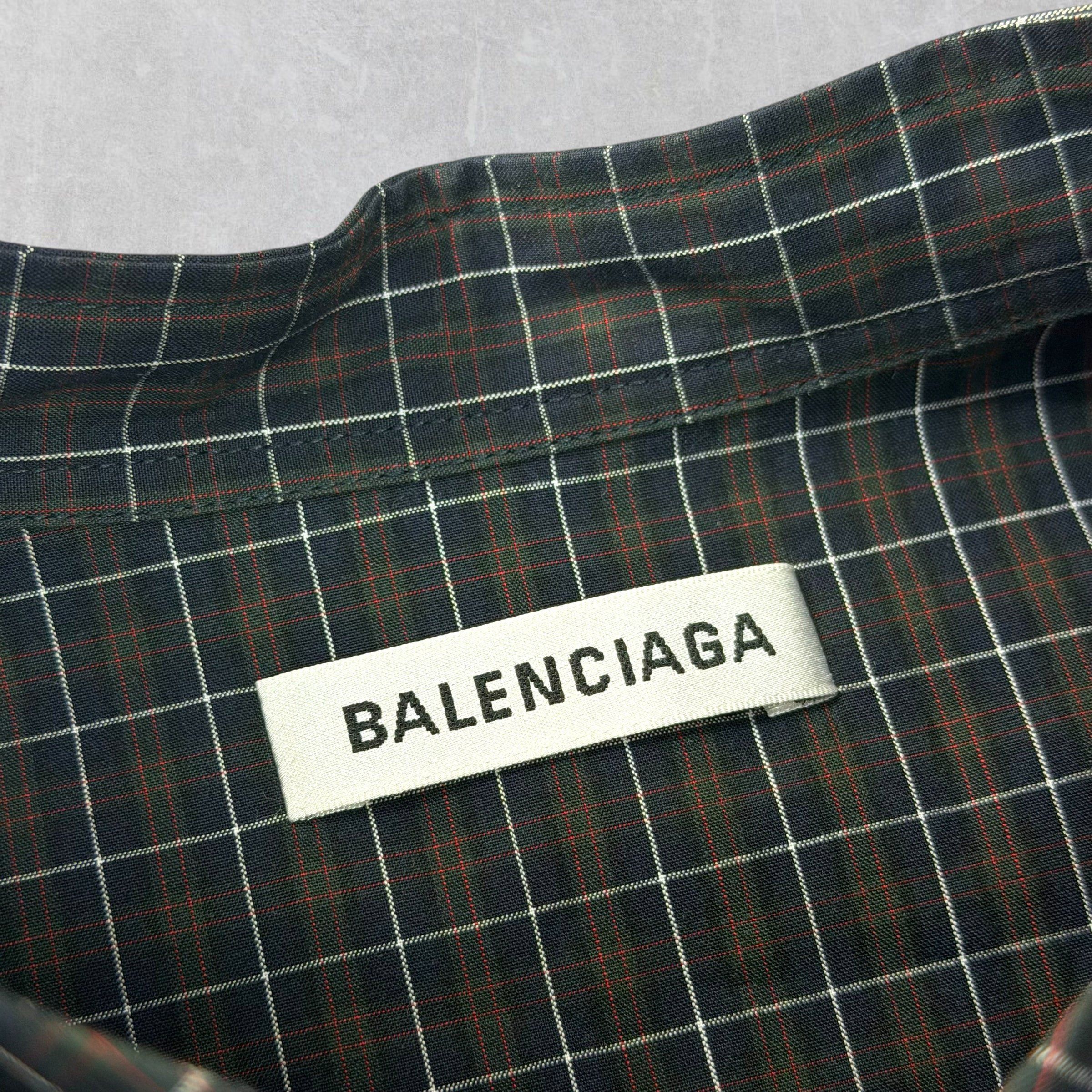 Balenciaga Balenciaga Swing Checkerboard Shirt 36 (S) Size US S / EU 44-46 / 1 - 6 Thumbnail