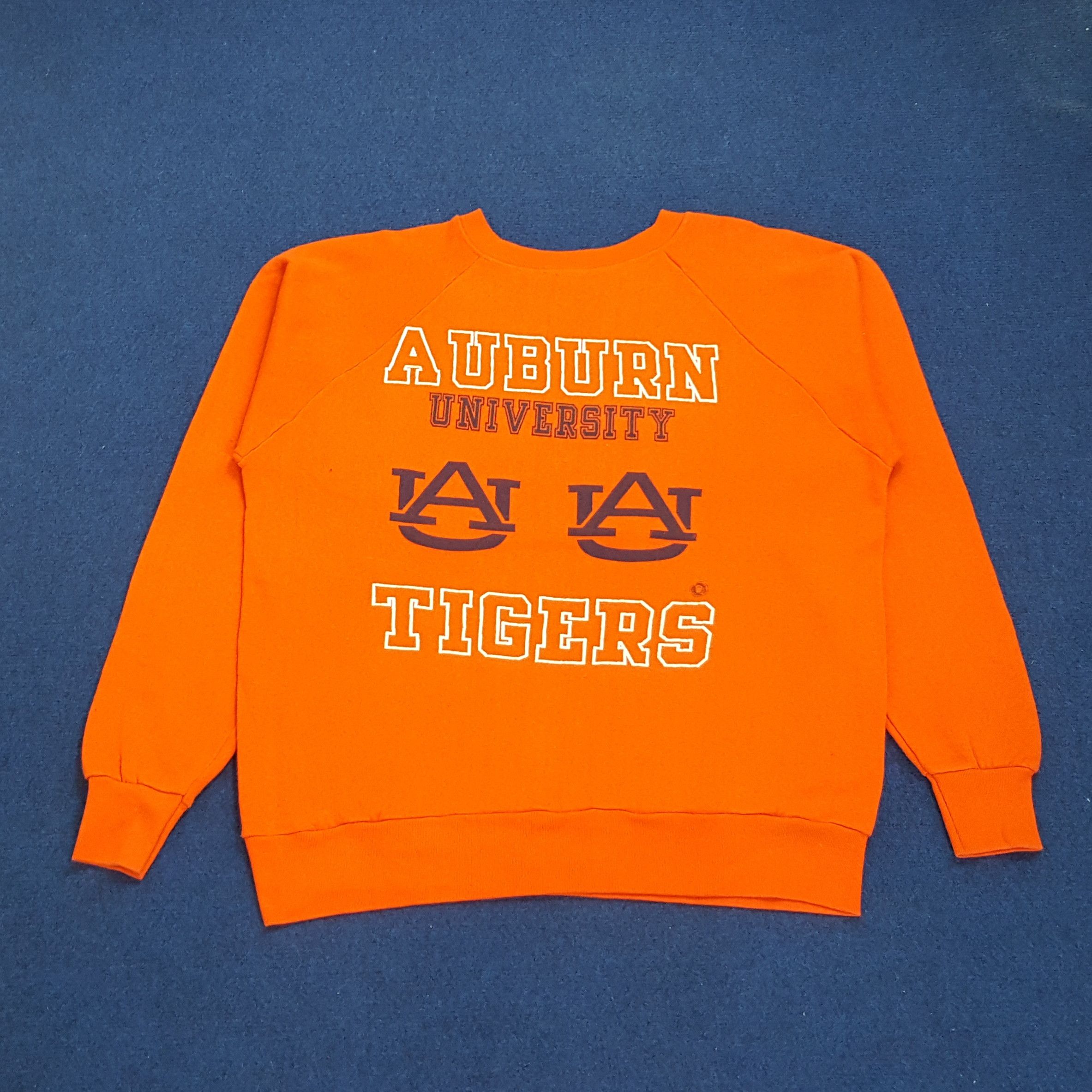 NFL × Vintage Vintage AUBURN TIGER UNIVERSITY Streetwear Sweatshirt Size US L / EU 52-54 / 3 - 1 Thumbnail