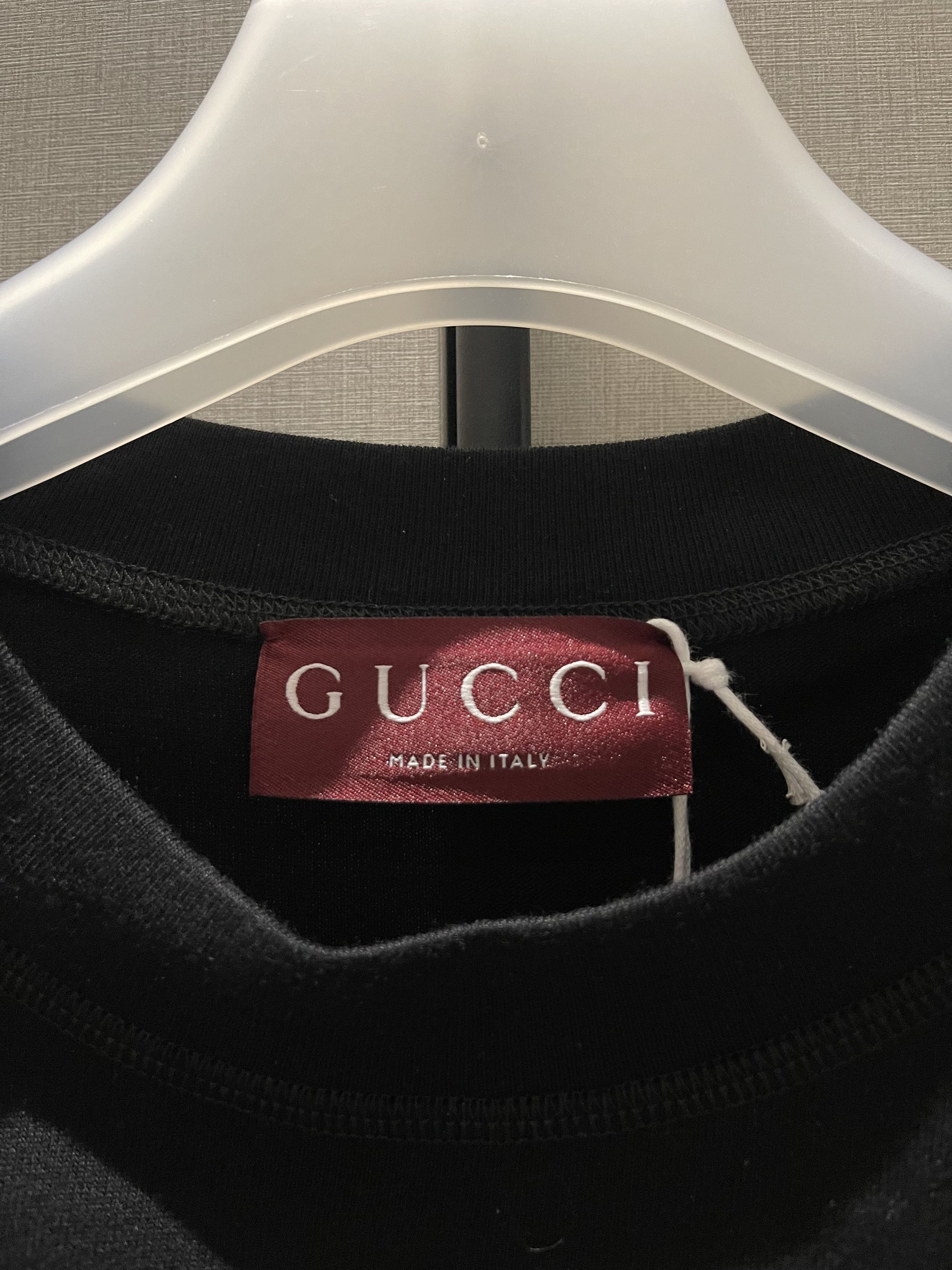 Gucci Gucci Printed Cotton Jersey T Shirt Size US XS / EU 42 / 0 - 3 Thumbnail