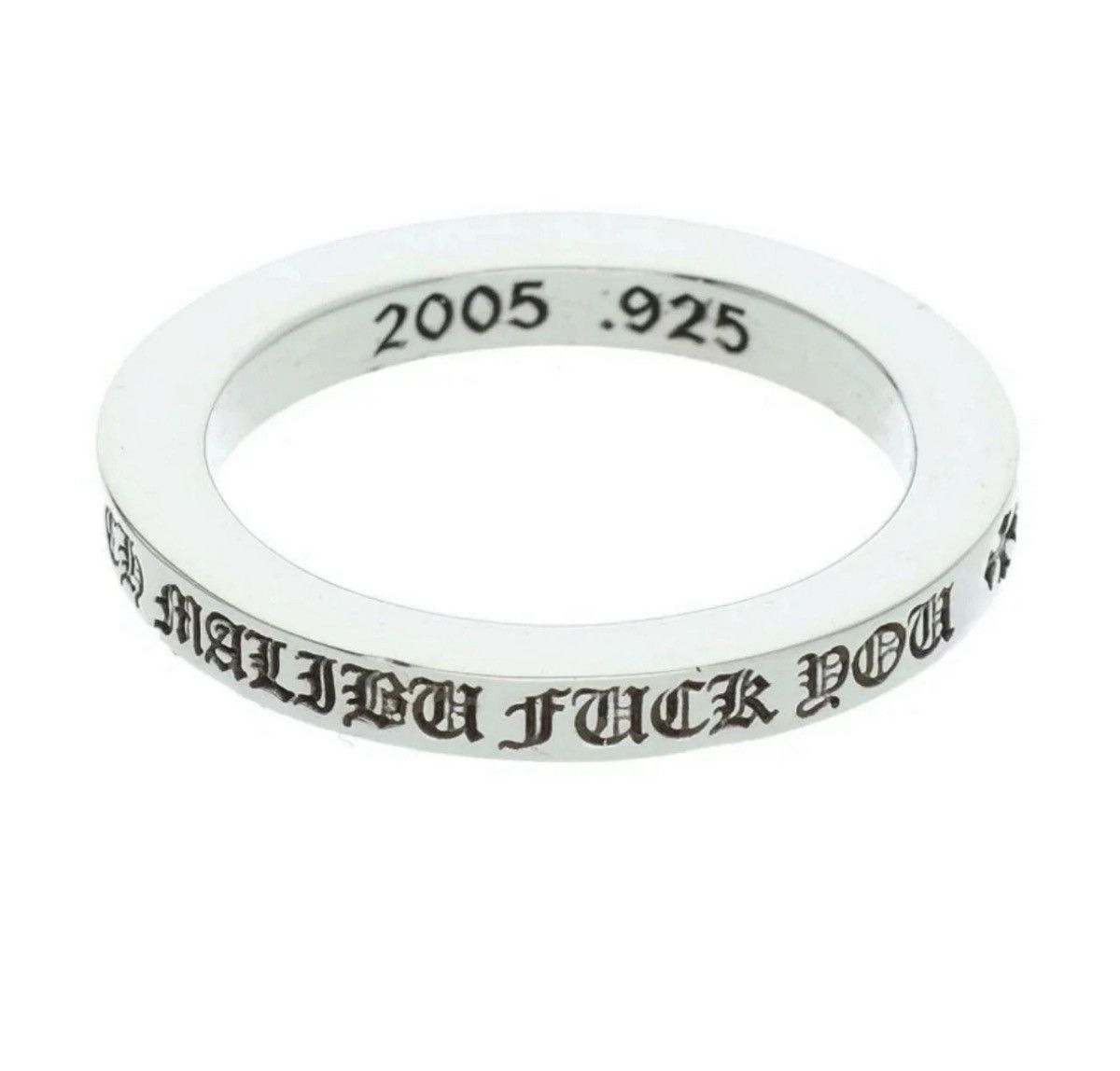 Chrome Hearts Chrome Hearts Malibu Exclusive Fuck You Spacer Ring Size ONE SIZE - 3 Thumbnail