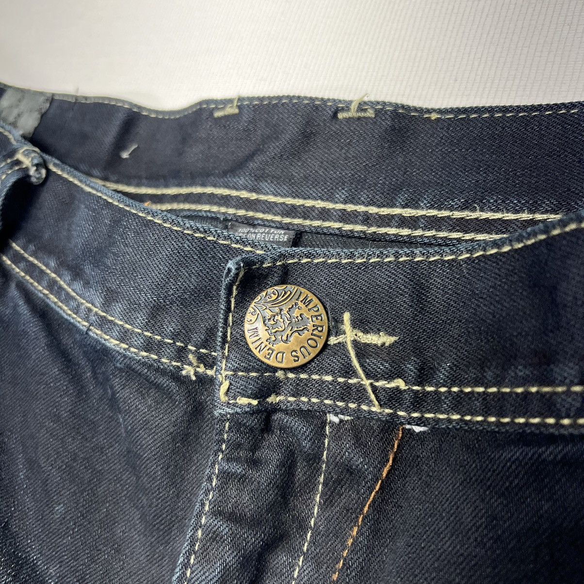 Imperious × Vintage Imperious Delf Jeans Black Denim Lost Souls Pocket Y2K Size US 38 / EU 54 - 11 Thumbnail