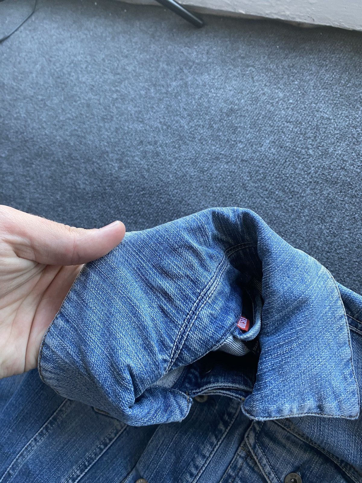 Diesel 🔥Opium Punk Diesel Denim Vintage Jacket xs women alt goth Size XS / US 0-2 / IT 36-38 - 9 Thumbnail