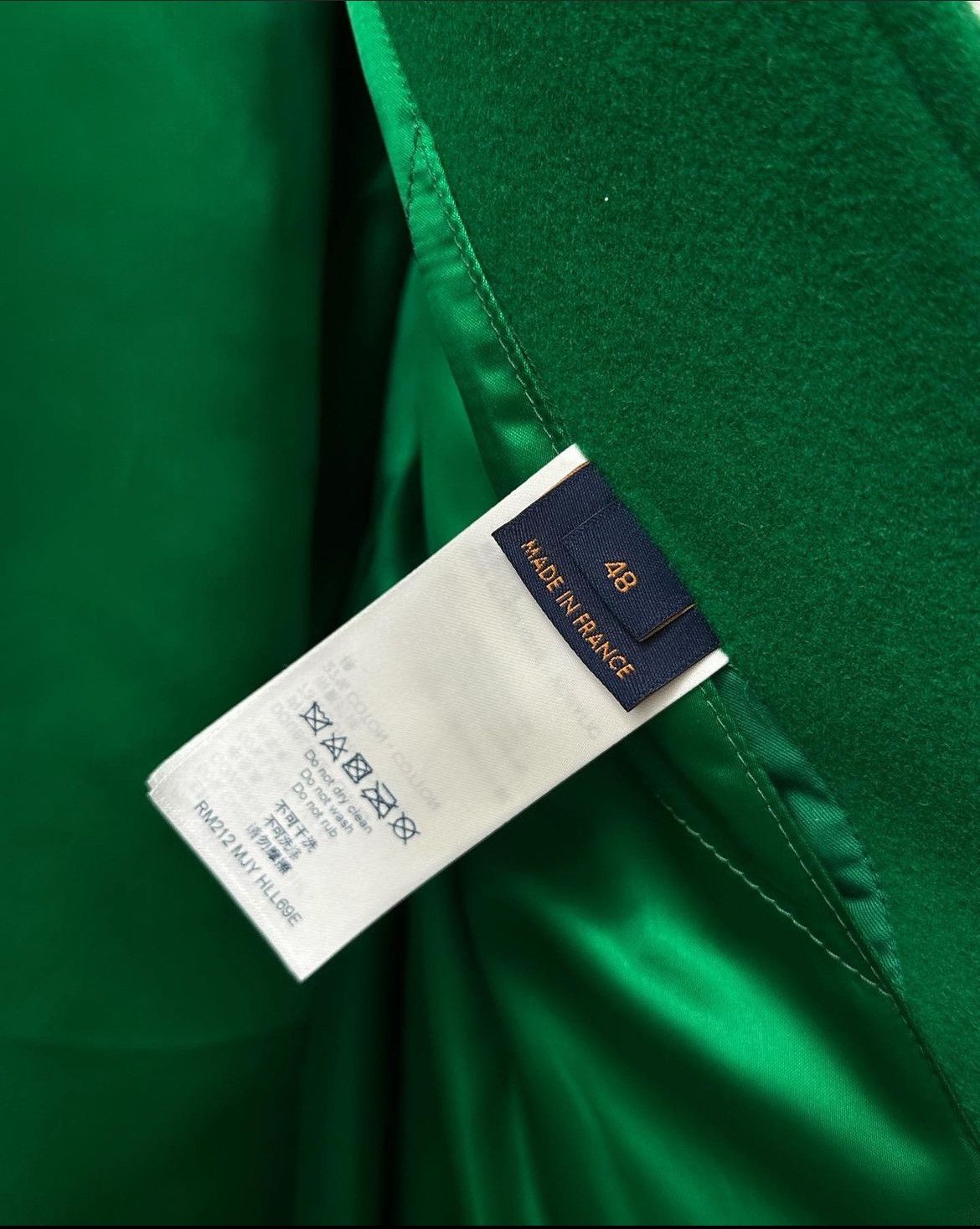 Louis Vuitton Louis Vuitton FW21 Green & White Varsity Jacket Size US M / EU 48-50 / 2 - 8 Thumbnail