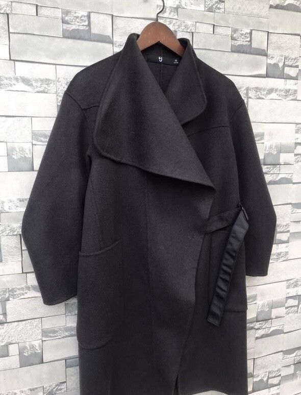 Jil Sander Jil Sander Uniqlo Belted Wool Coat Size US M / EU 48-50 / 2 - 4 Thumbnail