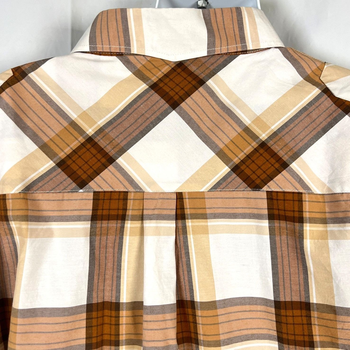 Other Knockout Mens Plaid Button Shirt size 3X / 2XL Tall True Fit Size US XXL / EU 58 / 5 - 6 Thumbnail