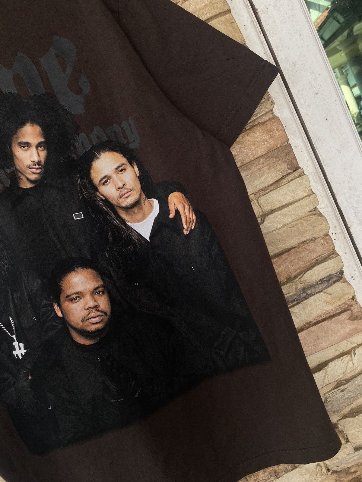 Rap Tees Rare Bone Thugs N Harmony Line Up Band Backhit Photo Rap Tee Size US M / EU 48-50 / 2 - 20 Thumbnail