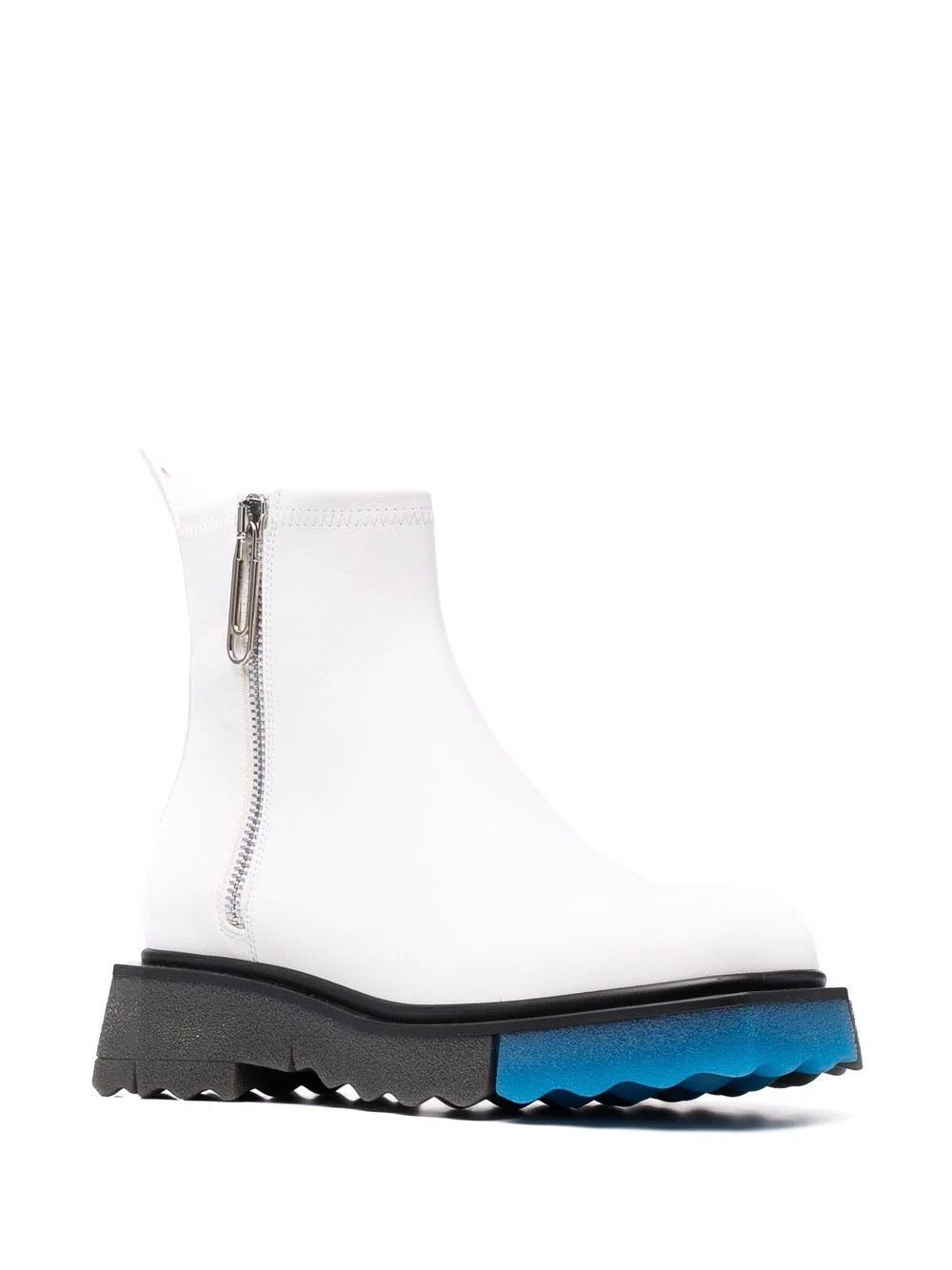 Off-White o1y0225 Ankle Boots in White Size US 5 / EU 37 - 2 Thumbnail