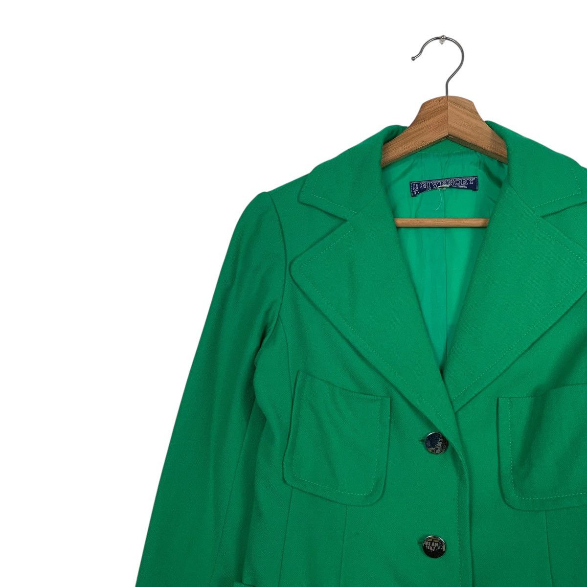 Givenchy Givenchy Nouvelle Boutique Green Jacket Size S / US 4 / IT 40 - 6 Thumbnail