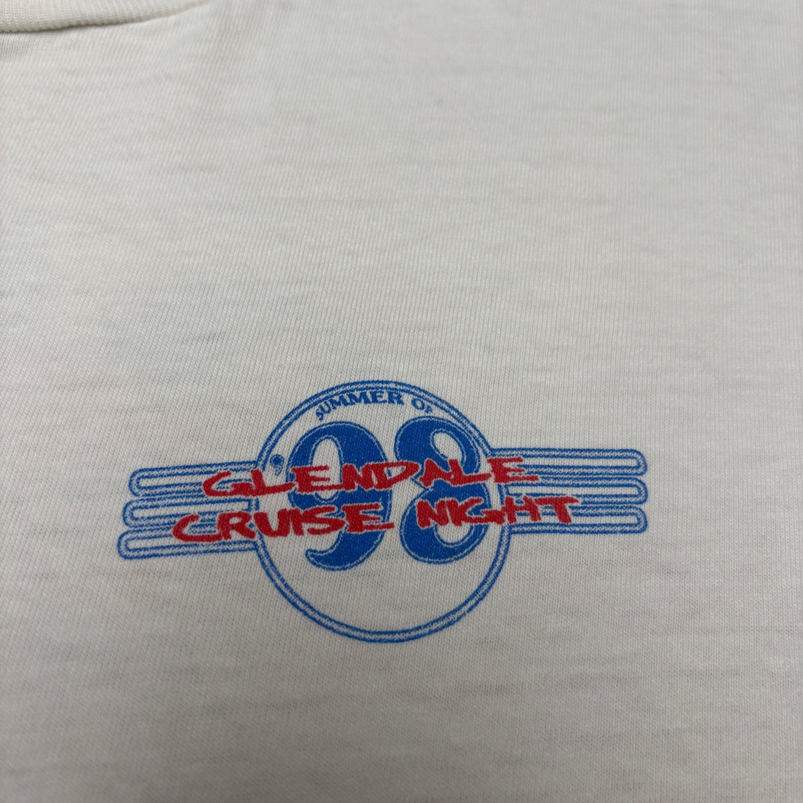 Hanes Vintage 98 Glendale Cruise Night Shirt Men's XL Car Show Tee Size US XL / EU 56 / 4 - 4 Thumbnail