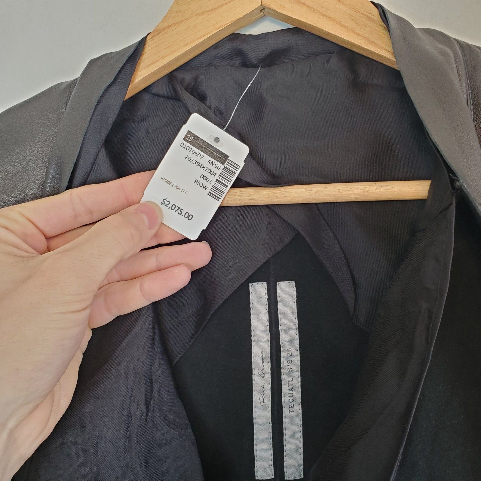 Rick Owens NWT Rick Owens Tecuatl SS 20 Lambskin Biker Jacket Size 8 Size M / US 6-8 / IT 42-44 - 6 Thumbnail