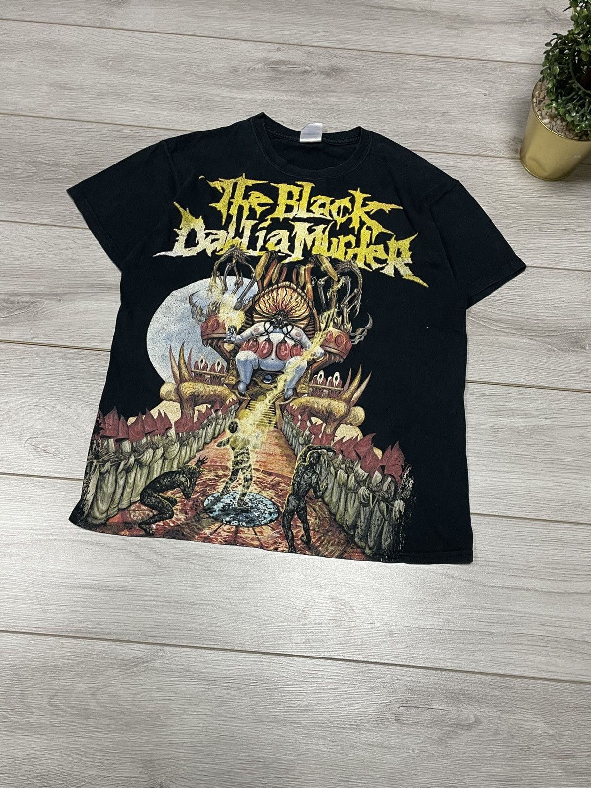 Band Tees 00s The Black Dahlia Murder over Print Tee 2010 mushroom Size US M / EU 48-50 / 2 - 5 Thumbnail