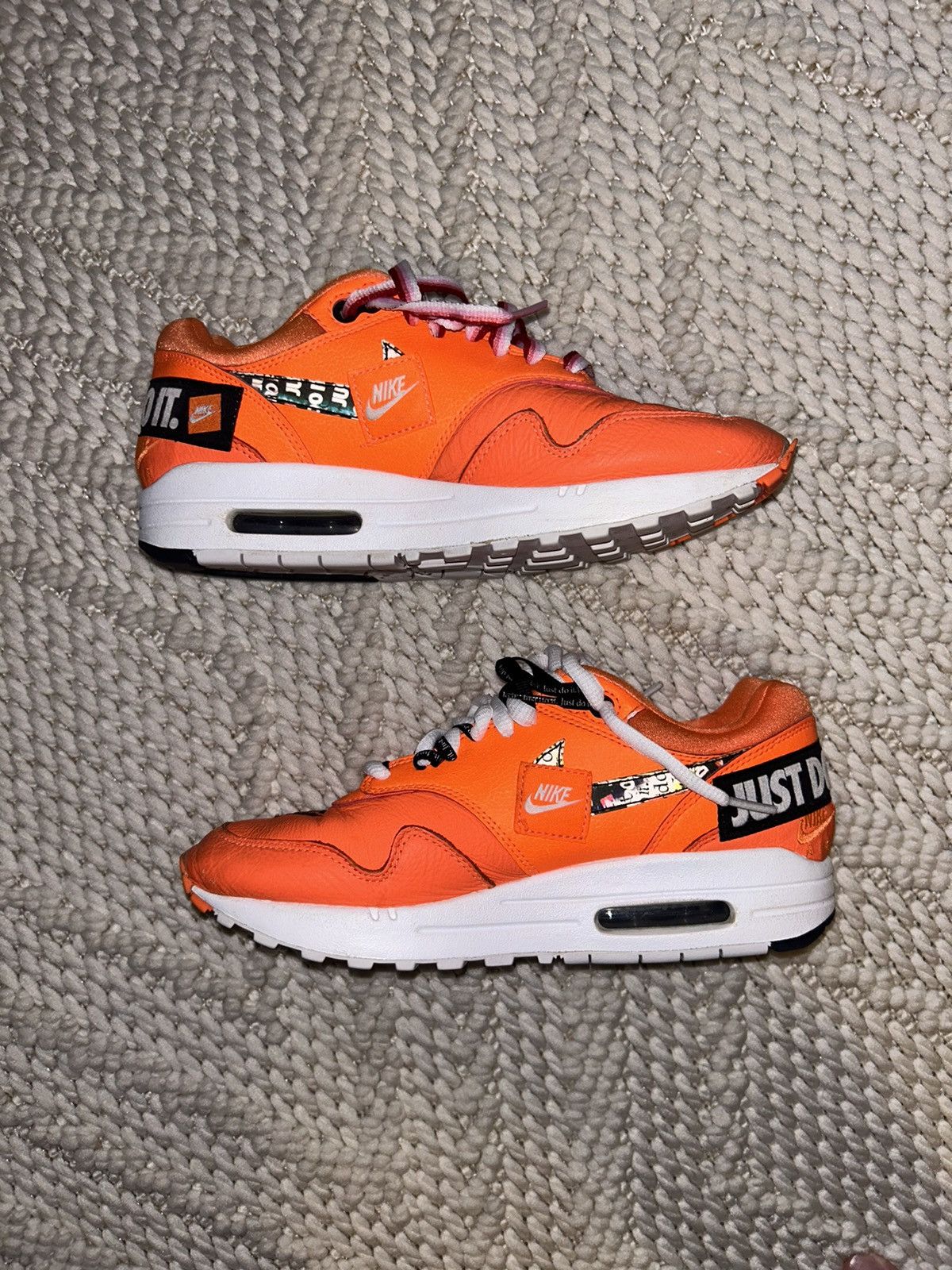 Nike Nike Air Max 1 ‘Just Do It Pack’ Orange Size 7 mens Size US 7 / EU 40 - 2 Thumbnail