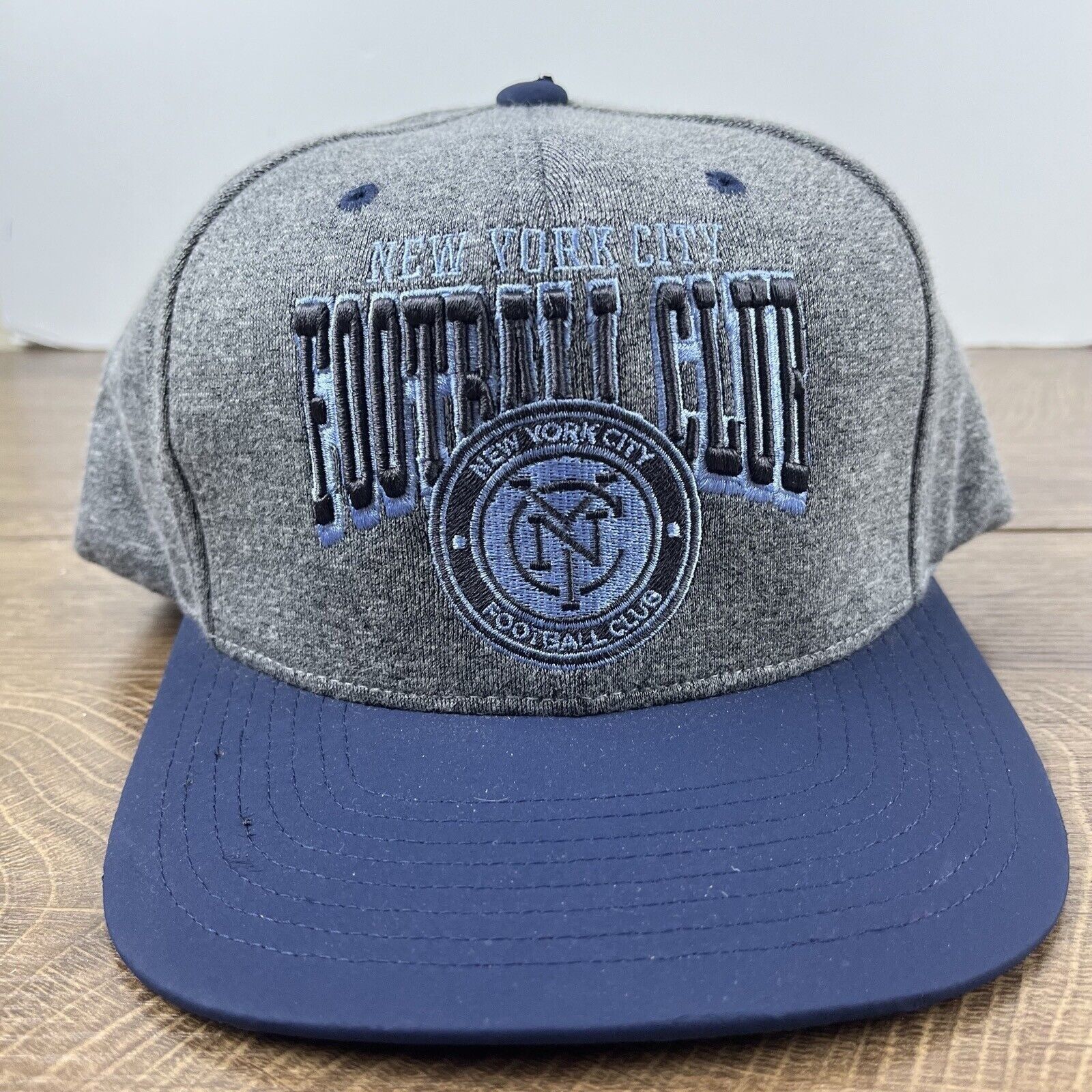 Mitchell & Ness New York City FC Hat Mitchell & Ness Hat Gray Cap Adjustable Size ONE SIZE - 3 Thumbnail