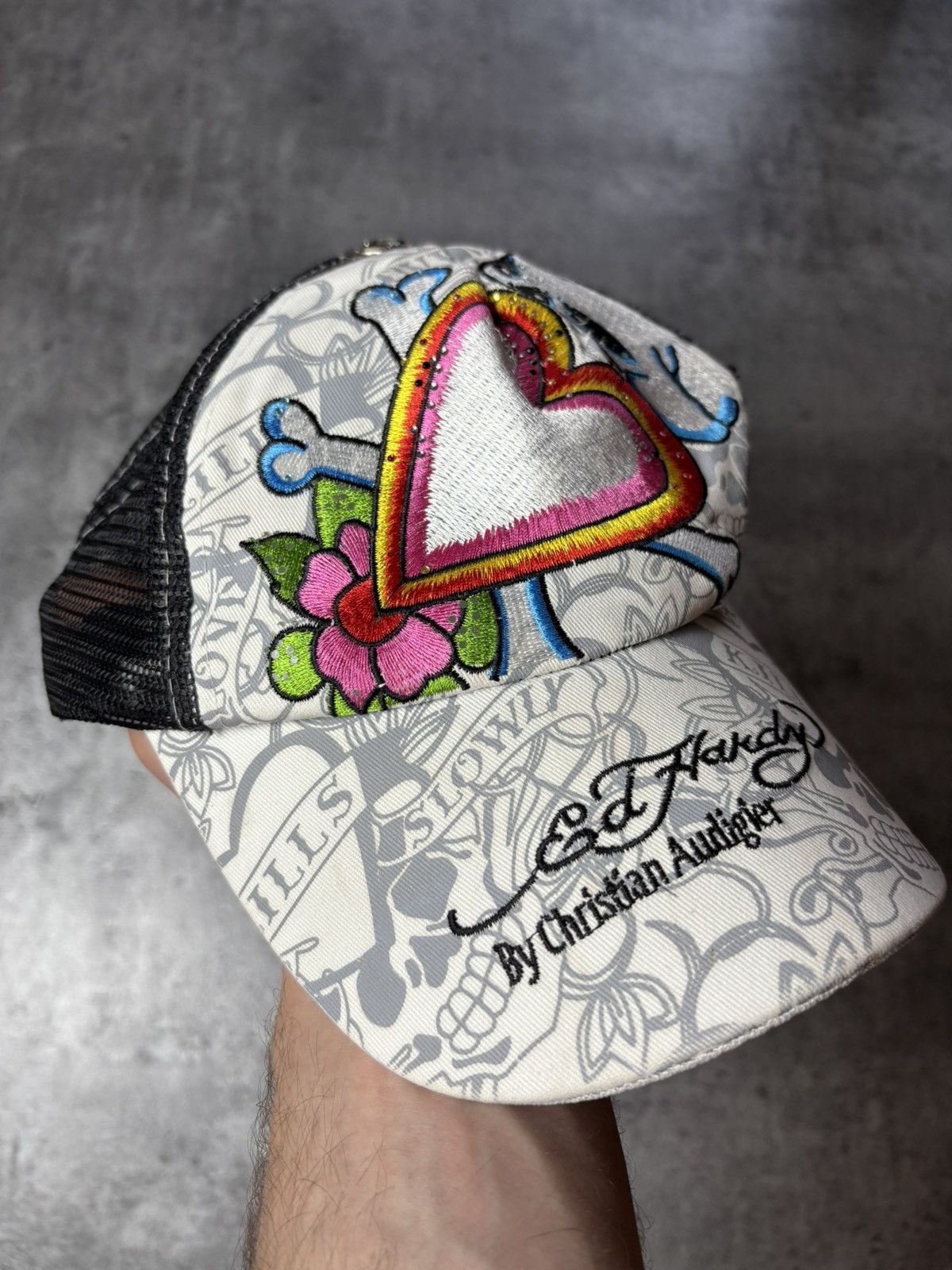Affliction × Ed Hardy × Vintage Y2K Ed Hardy hat vintage Size ONE SIZE - 1 Thumbnail