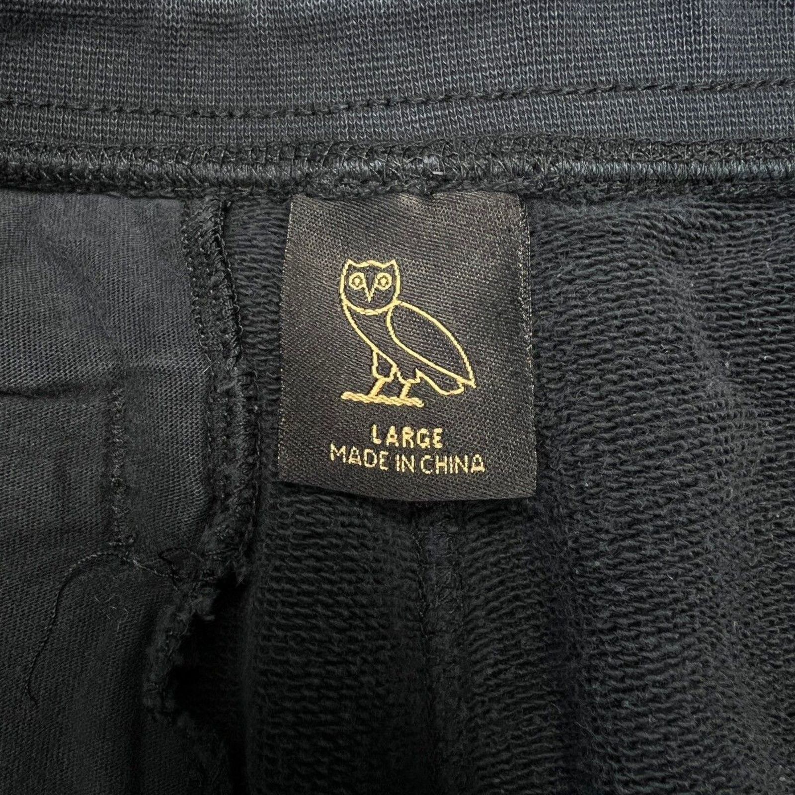 Drake × October's Very Own OVO Octobers Very Own Sweatpants Large Owl Fleece Jogger Size US 32 / EU 48 - 6 Thumbnail