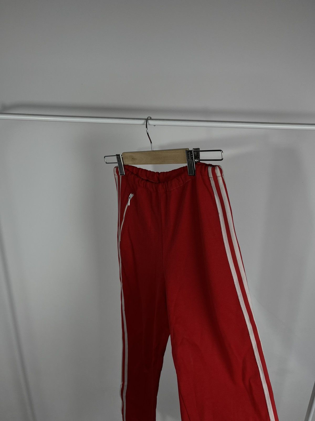 Adidas Vintage Adidas kids track pants red 3 stripes size 152 Size US 26 / EU 42 - 6 Thumbnail