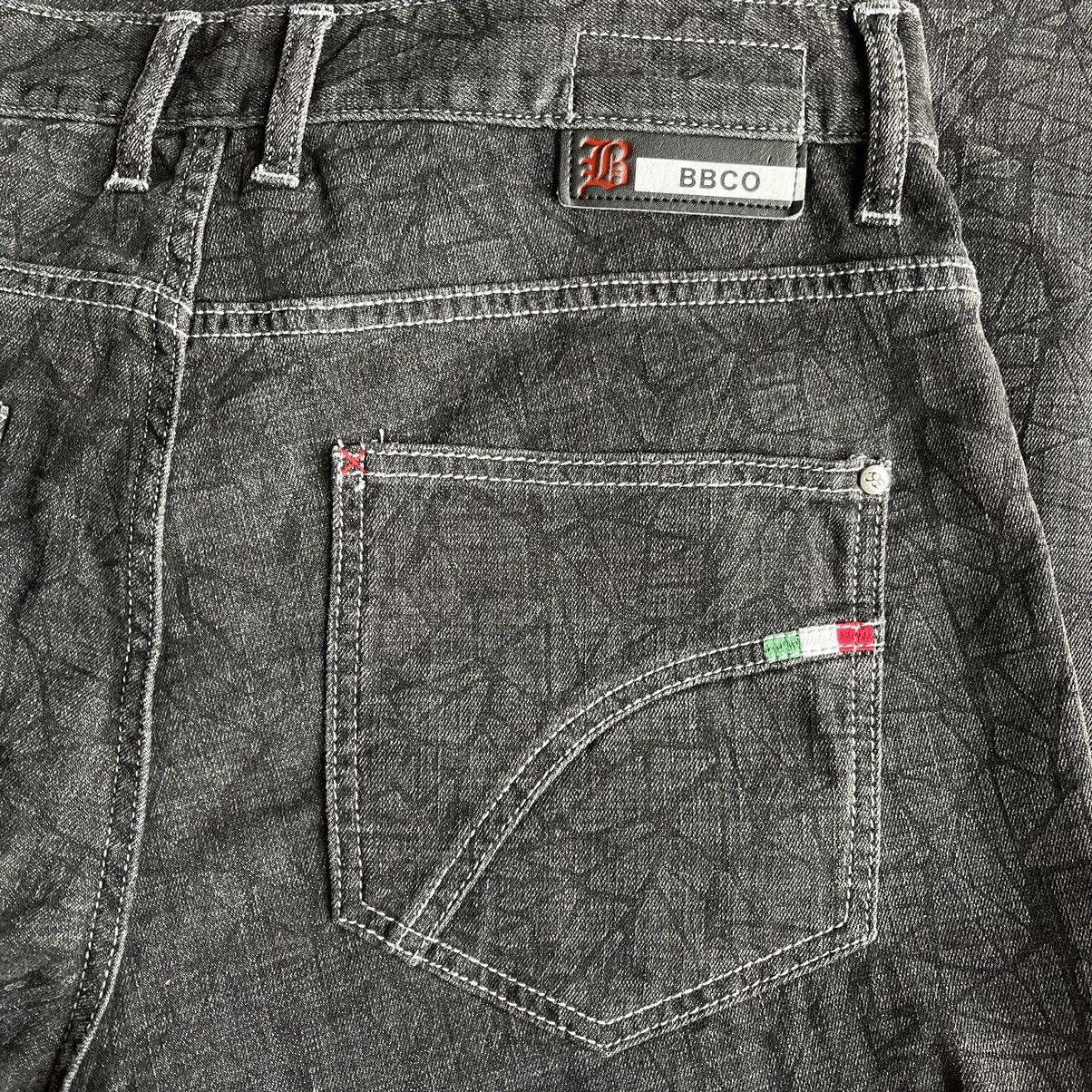 Japanese Brand BBCO Cracked Print Lightweight Denim Jeans Size US 32 / EU 48 - 6 Thumbnail