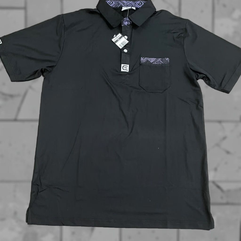 Vintage Rockwall Polo Shirt Mens Size M Black Knit Poly Blend NWT Polo Shirt M Black Rockwall Knit Poly Blend Mens NWT Size US M / EU 48-50 / 2 - 1 Thumbnail