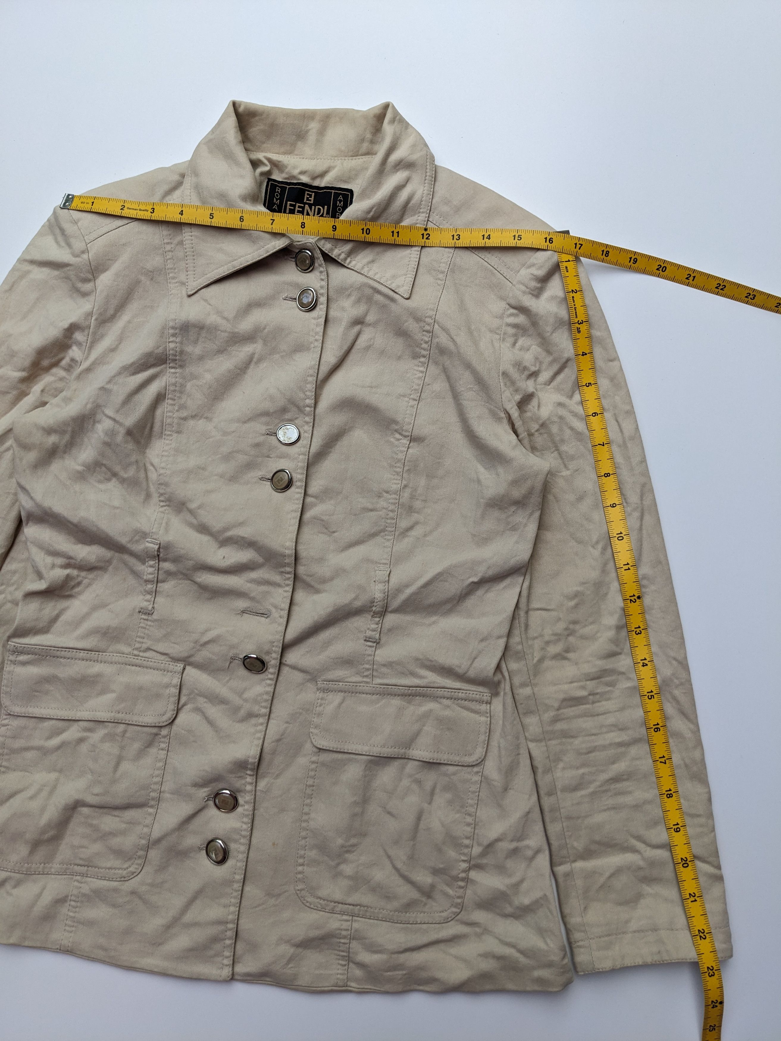 Fendi Vintage Fendi beige coat Size S / US 4 / IT 40 - 13 Thumbnail