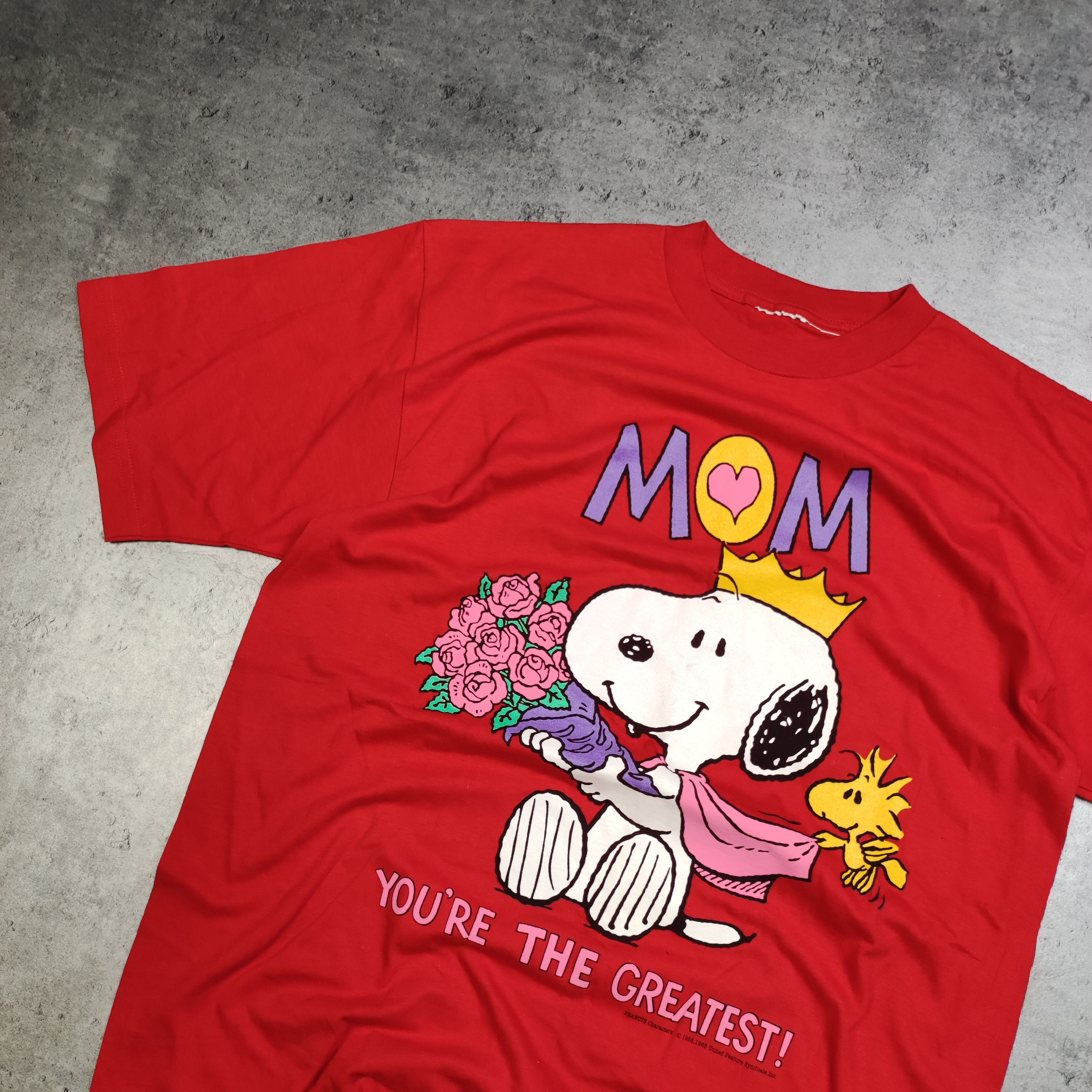 Peanuts × Vintage Vintage RARE 90s OG Peanuts Mom Day Merch Promo Tee Size US XL / EU 56 / 4 - 3 Thumbnail