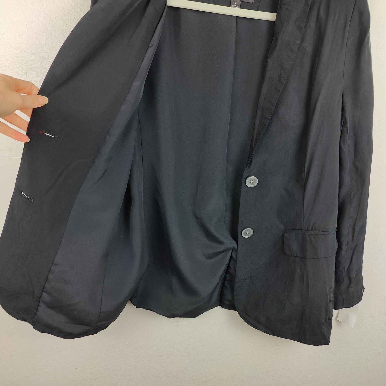 J.Crew J Crew Limited-Edition Drapey Long Parke Blazer Womens 2 Size XS / US 0-2 / IT 36-38 - 6 Thumbnail
