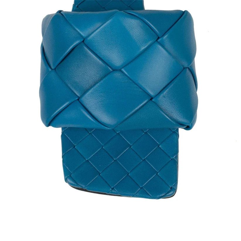 Bottega Veneta o1n1vont1124 Lido Flat Sandals in Blue Size US 4.5 / IT 34.5 - 7 Thumbnail