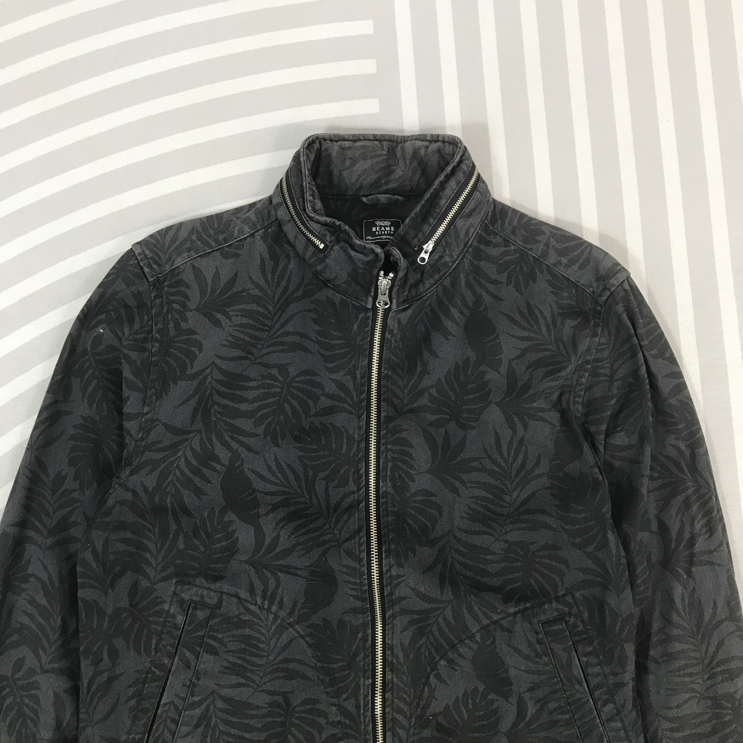 Beams Plus Vintage Beams Heart Black Faded Jacket K61B7 Size US L / EU 52-54 / 3 - 2 Thumbnail