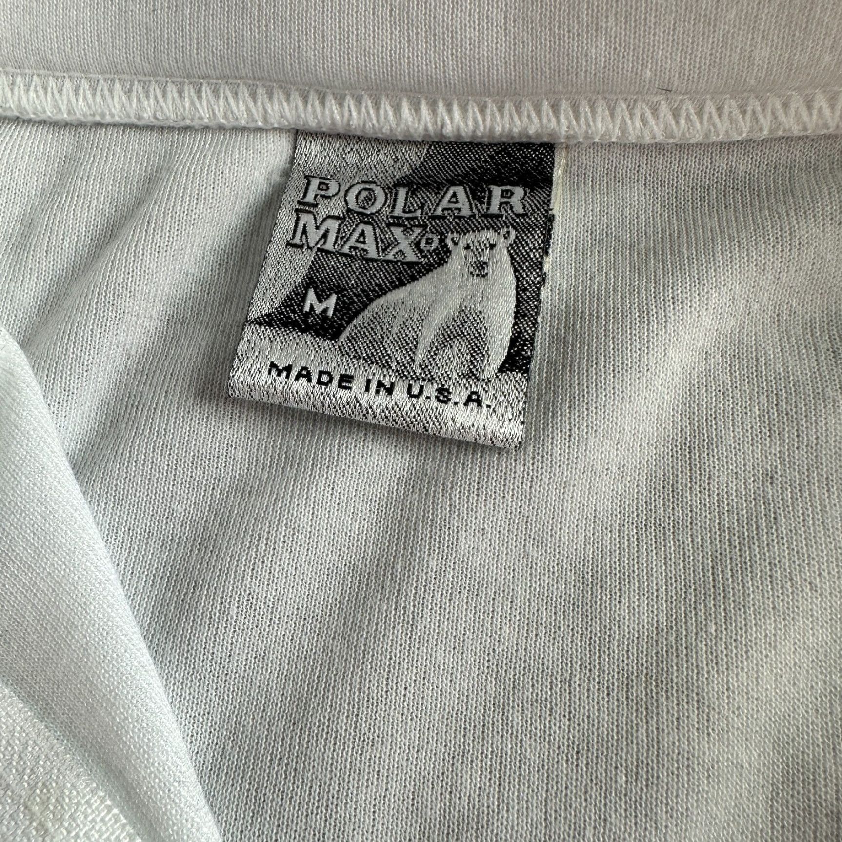 Vintage VINTAGE Polar Max 1/4 Zip Pullover Womens M White Lightweight Sweater Size M / US 6-8 / IT 42-44 - 4 Thumbnail