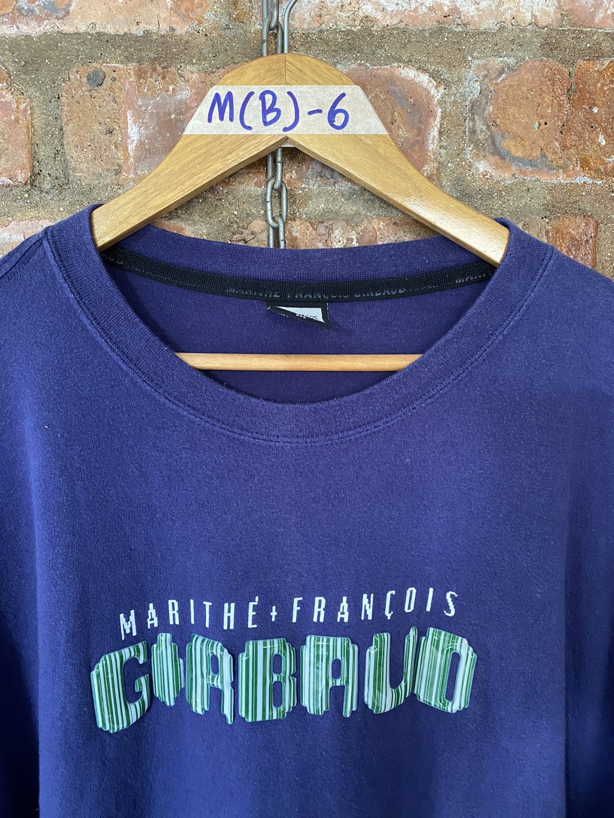 Marithe + Francois Girbaud 1990s MFG 3D logo tee Size US XXL / EU 58 / 5 - 3 Thumbnail