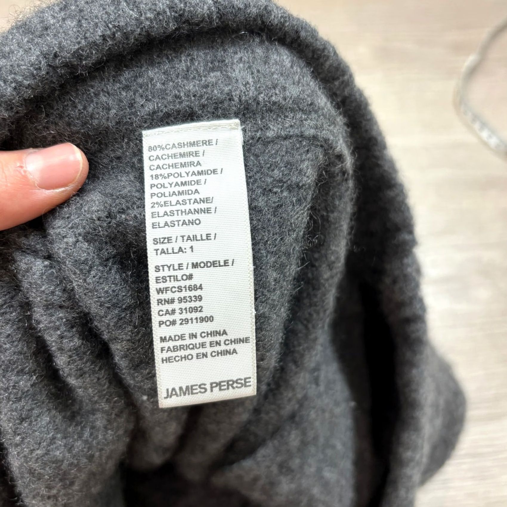 James Perse James Perse Brushed Cashmere Sweatpants 1/S Loungewear Los Angeles Women's Size 28" / US 6 / IT 42 - 7 Thumbnail
