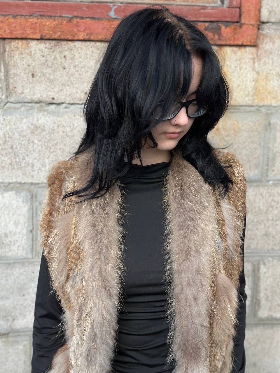 Japanese Brand VTG Japanese Style Women’s Faux Fur Vest Tank Top Y2K Rabbit Size L / US 10 / IT 46 - 6 Thumbnail