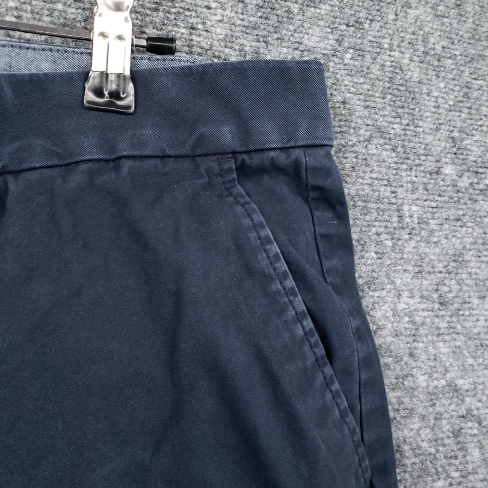 Tommy Hilfiger Tommy Hilfiger Pants Mens 36X30 Chino Cotton Blue Flat Front Regular Fit Tailored Size US 37 - 7 Thumbnail