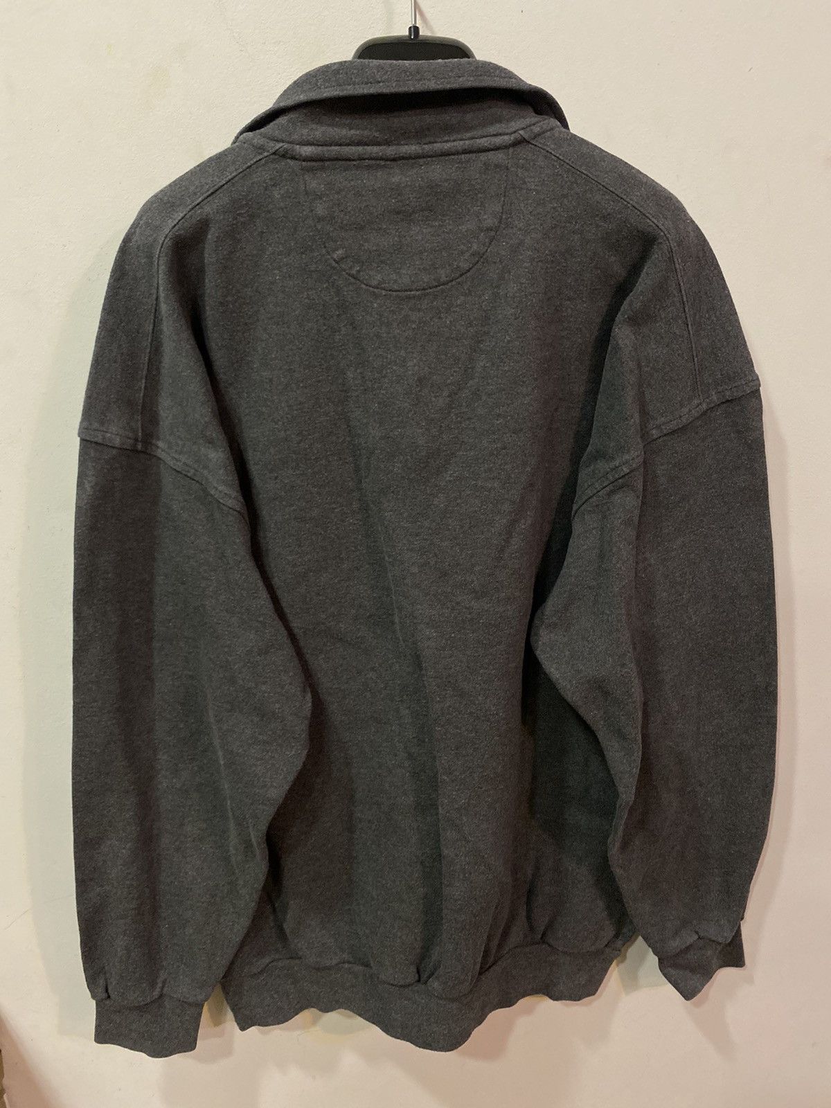 Yves Saint Laurent 90’s YSL Sweatshirt 1/4 Zip Grey YSL Sweater Size US XL / EU 56 / 4 - 13 Thumbnail