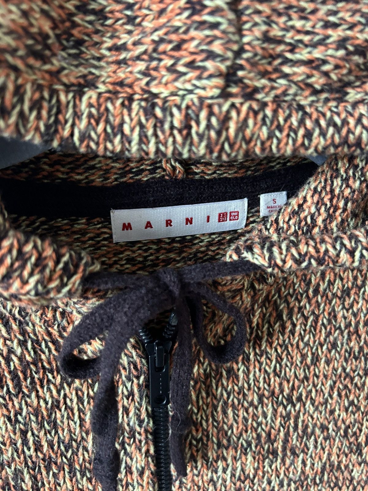 Marni × Uniqlo Knit hoodie Marni Uniqlo brown Size US S / EU 44-46 / 1 - 4 Thumbnail